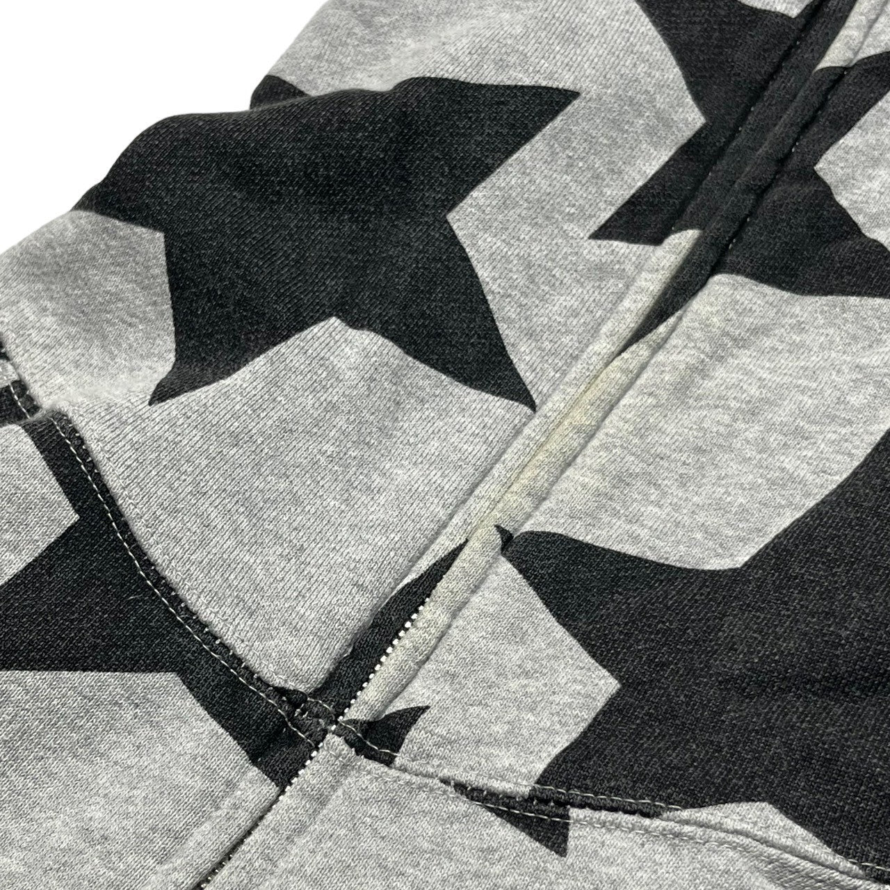 A BATHING APE(アベイシングエイプ) 00's BAPE STA ZIP UP PARKA ジップ アップ パーカー L グレー×ブラック