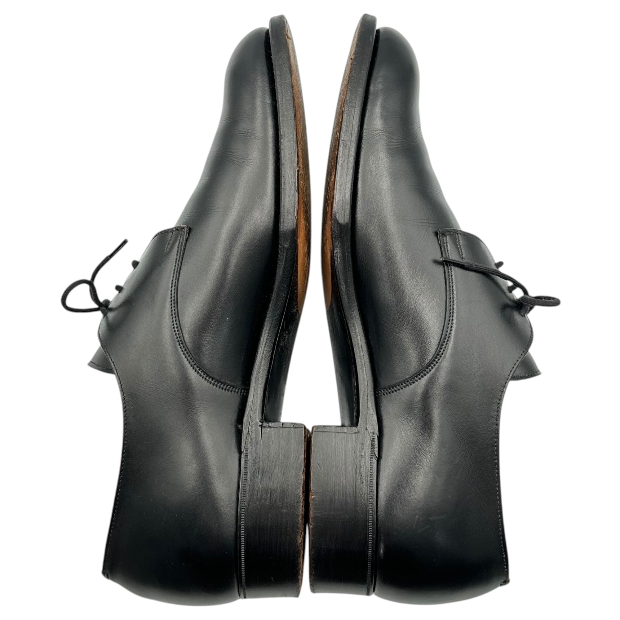 Tricker's(トリッカーズ) 70's Vintage Derby Shoes ヴィンテージ プレーントゥ 3ホール ダービー シューズ 9598 7 1/2(26.0cm~26.5cm程度) ブラック 70年代 革靴 レザー