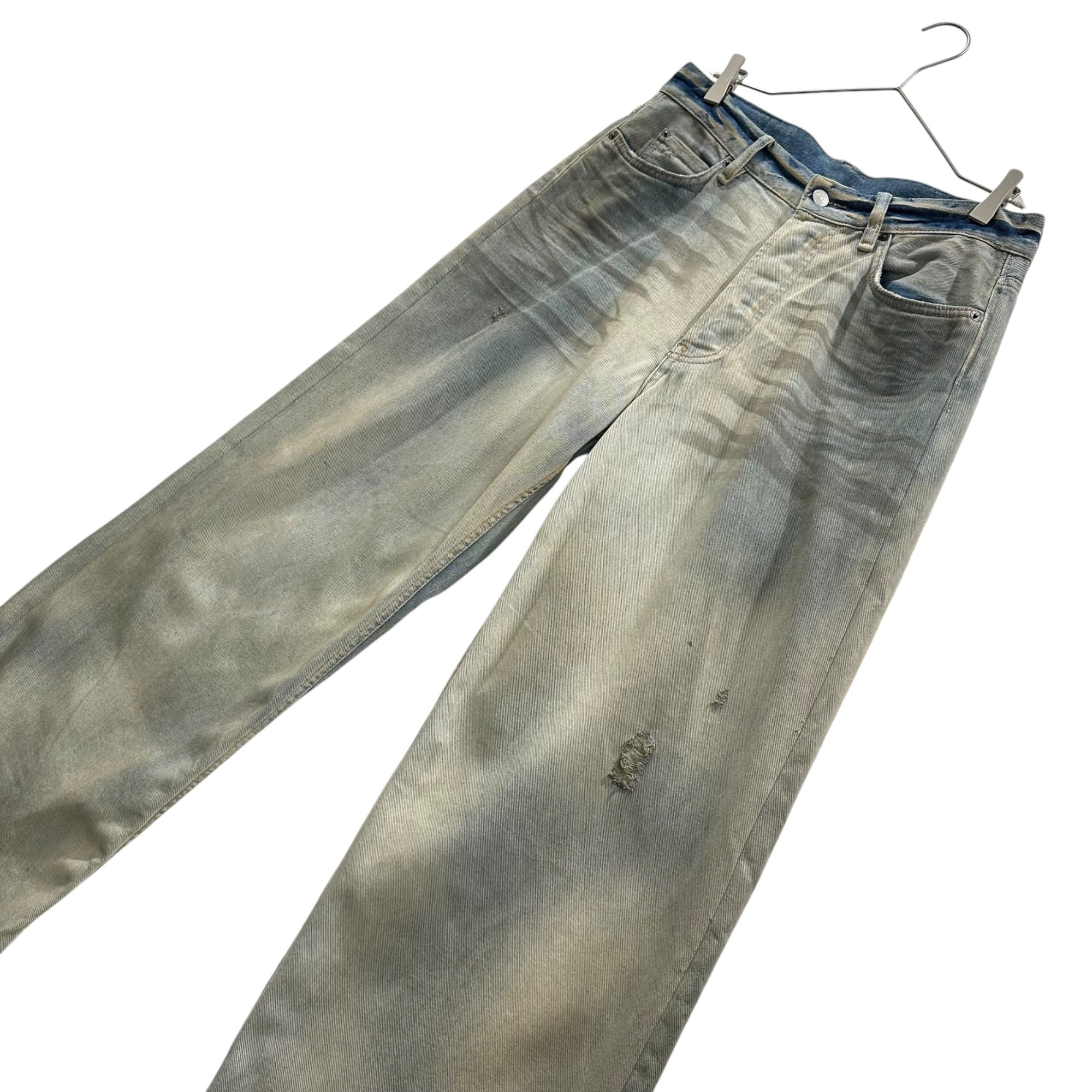 Acne Studios(アクネストゥディオズ) BAGGY FIT JEANS - 1981M FN Carver バギー デニム パンツ B00395- 46 ライトインディゴ ワイド ジーンズ