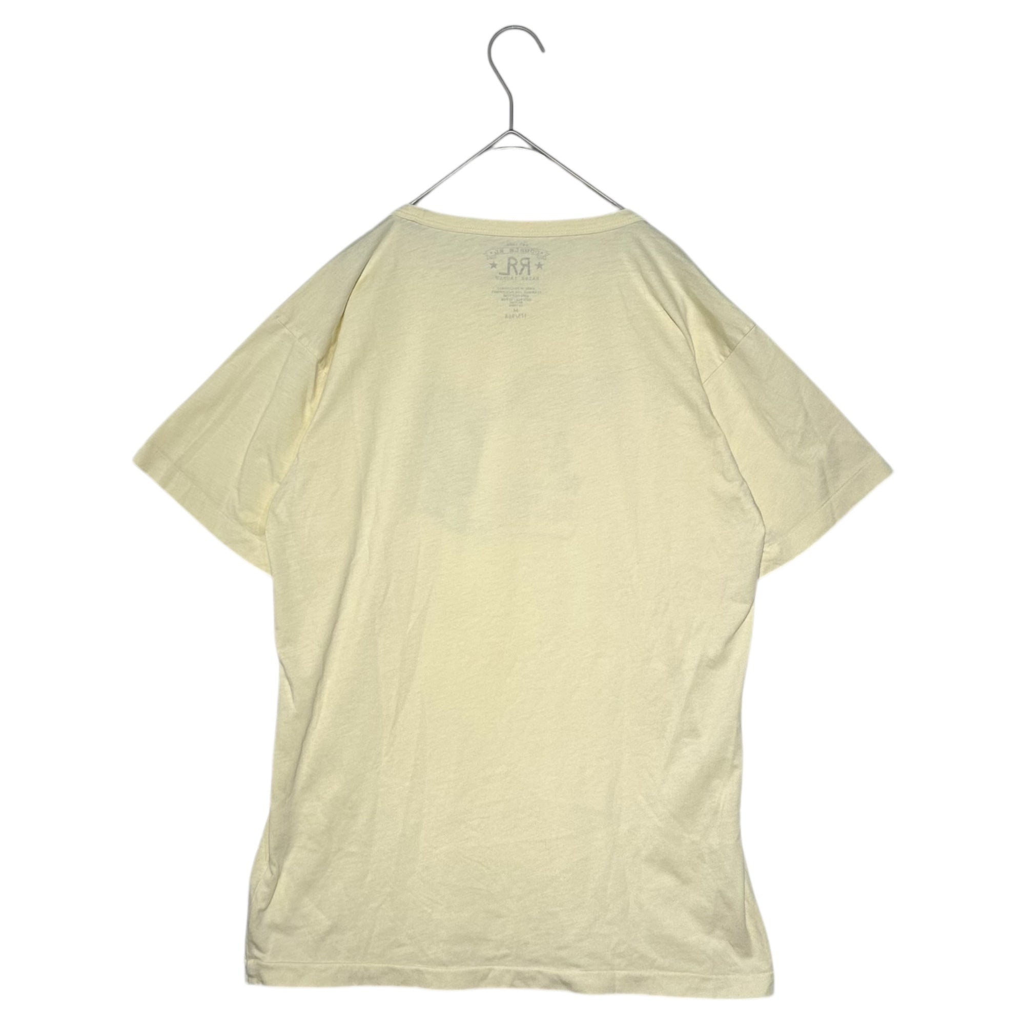 RRL(ダブルアールエル) Printed T-shirt プリント Tシャツ M アイボリー