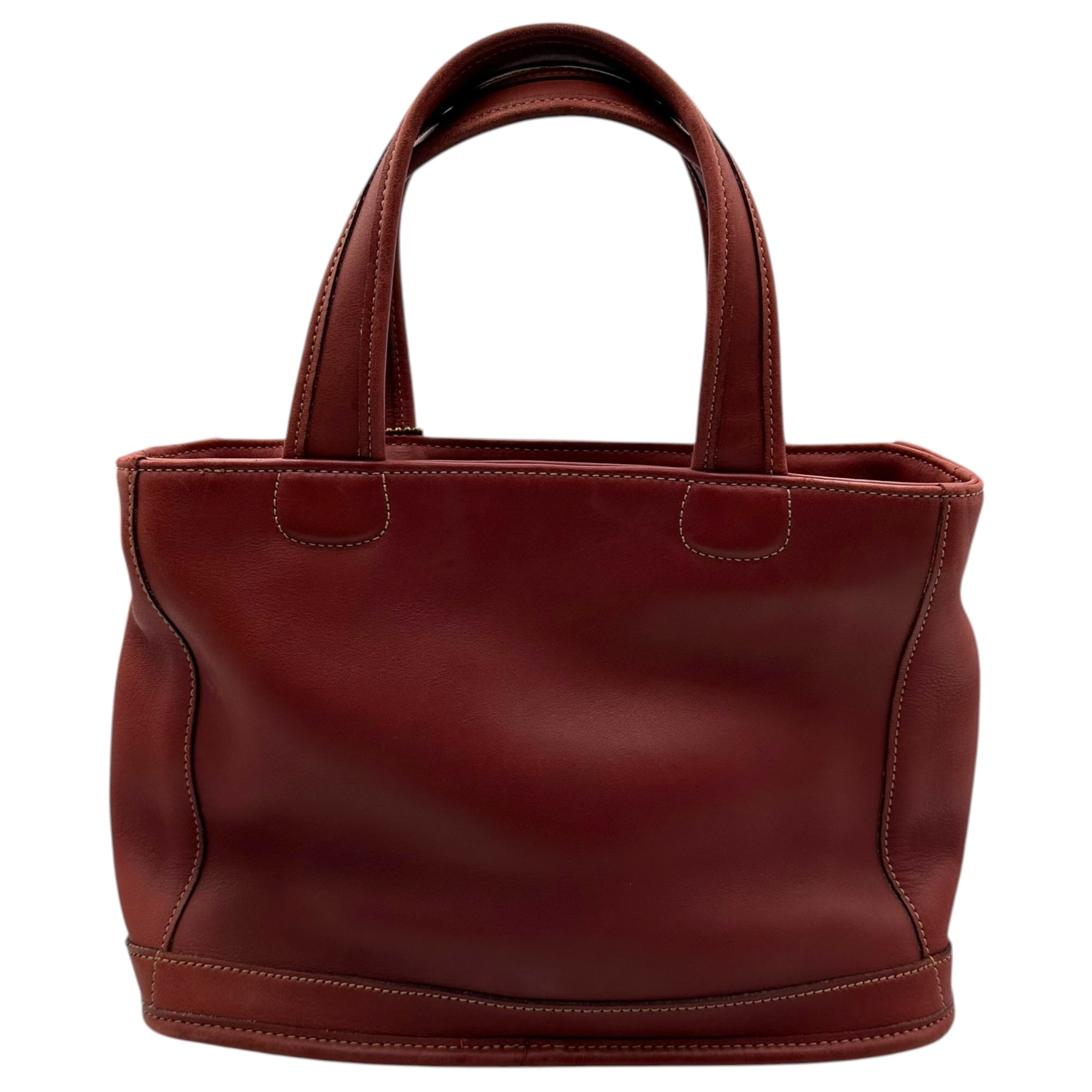 COACH(コーチ) Leather Handbag レザー ハンド バッグ D9303 レッド OLD