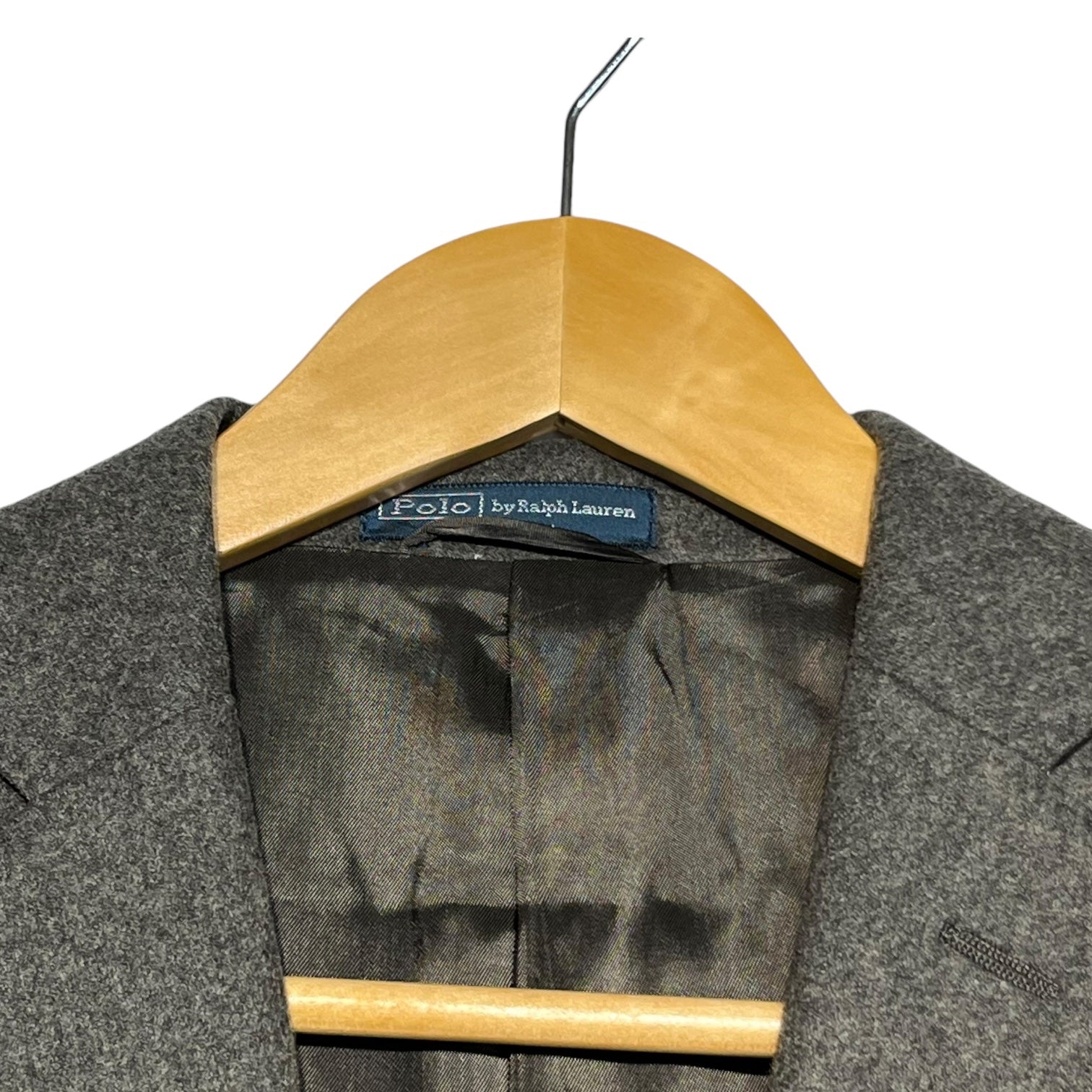 POLO RALPH LAUREN(ポロラルフローレン) Wool 2B tailored jacket setup suit ウール 2B テーラード ジャケット セットアップ スーツ MNBLSUTM6T00210 40(L程度) グレー スラックス