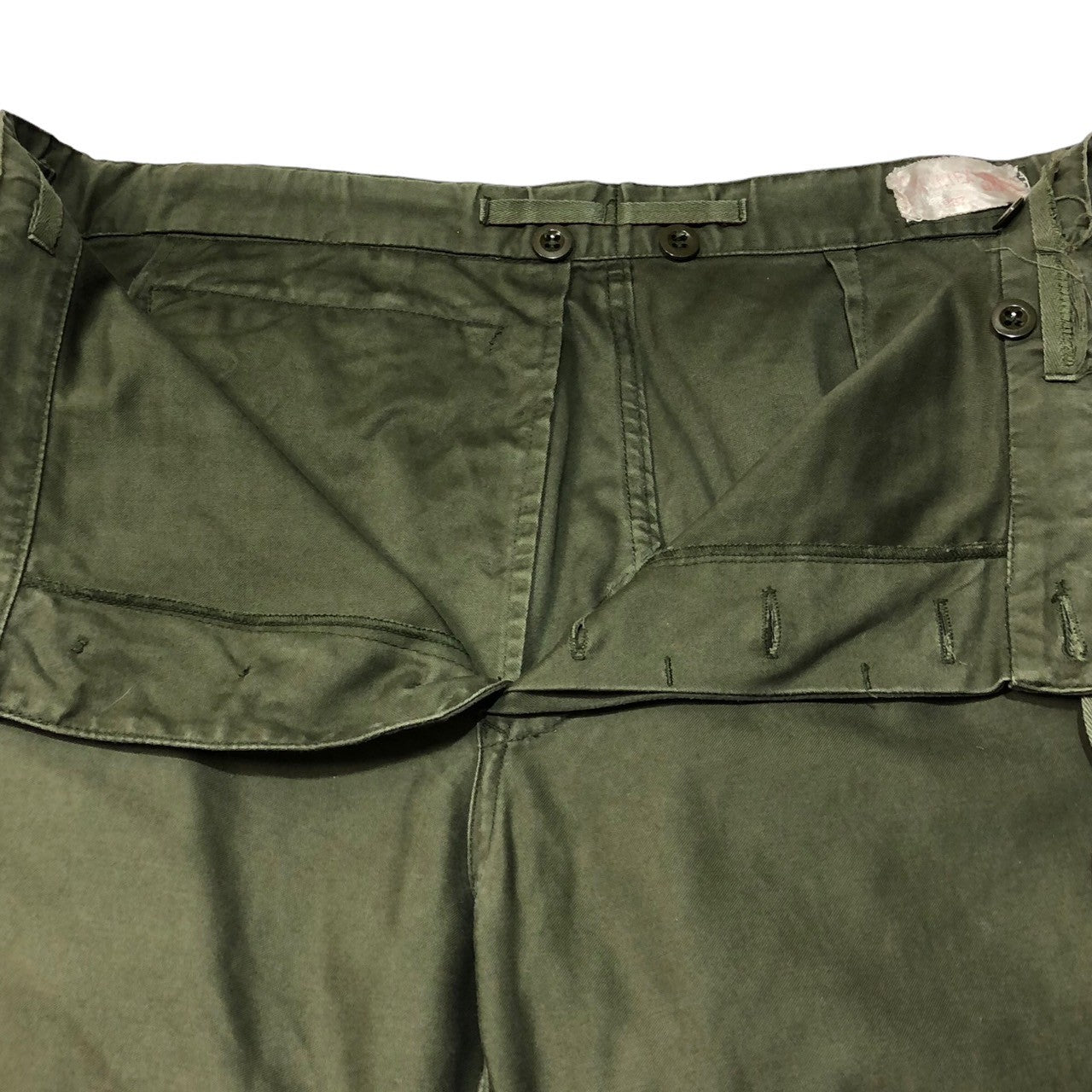 MILITARY(ミリタリー) 80's ベルギー軍 カーゴ パンツ ミリタリー 軍物 80年代 SIZE XL程度 セージグリーン カーキ SEYNTEX 1987 3B