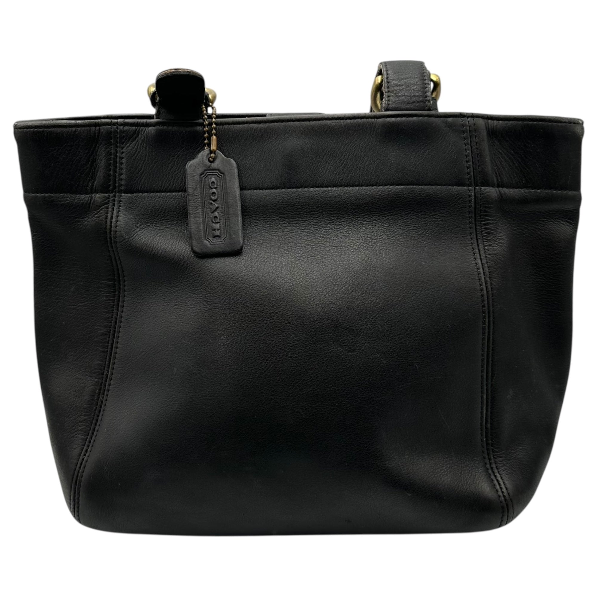 COACH(コーチ) Old All-Leather Tote Bag オールド オールレザー トート バッグ ブラック オールドコーチ