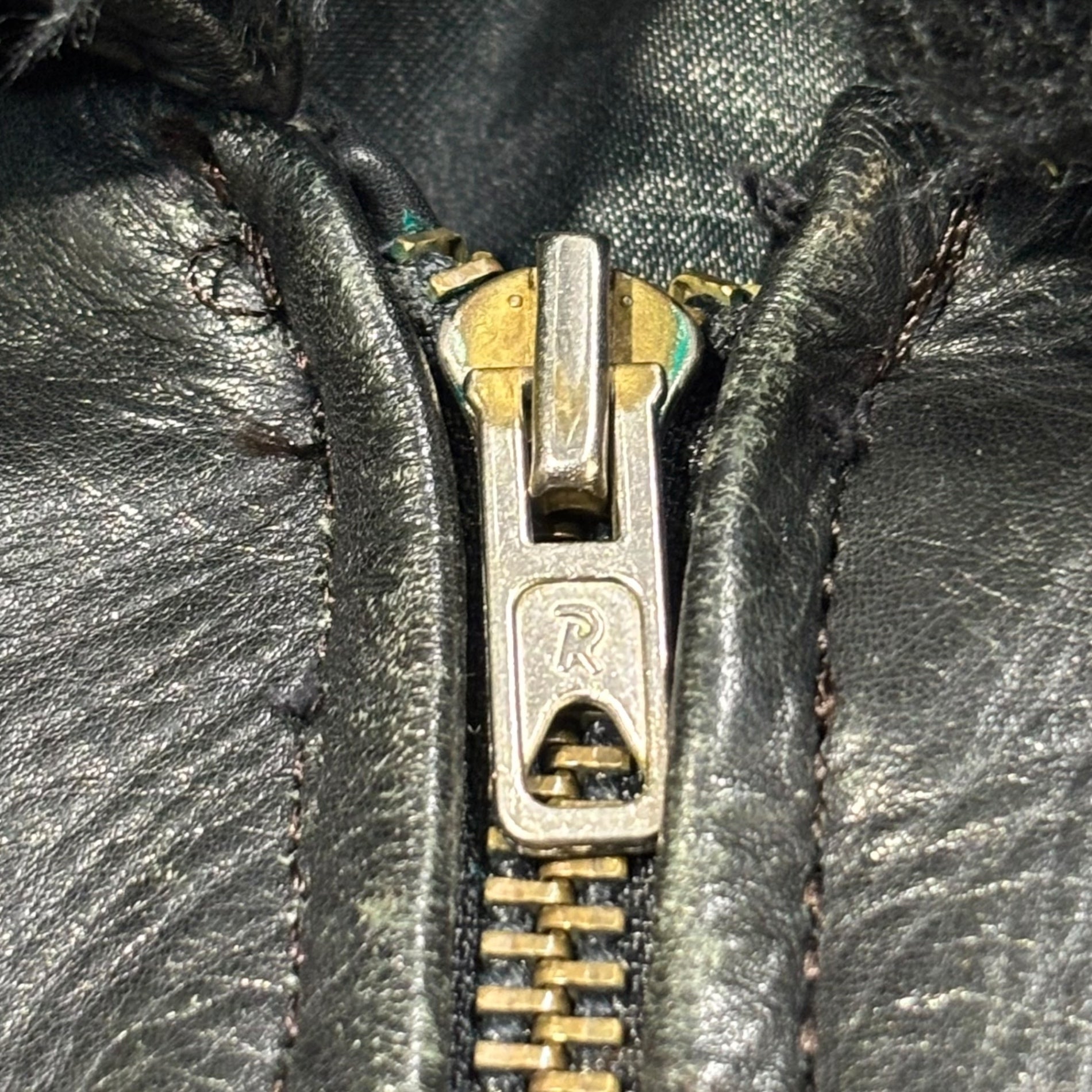 FRENCH MILITARY(フランス軍) japa Collar Boa Pilot Leather Jacket 襟 ボア パイロット レザー ジャケット XL程度 ブラック フライト