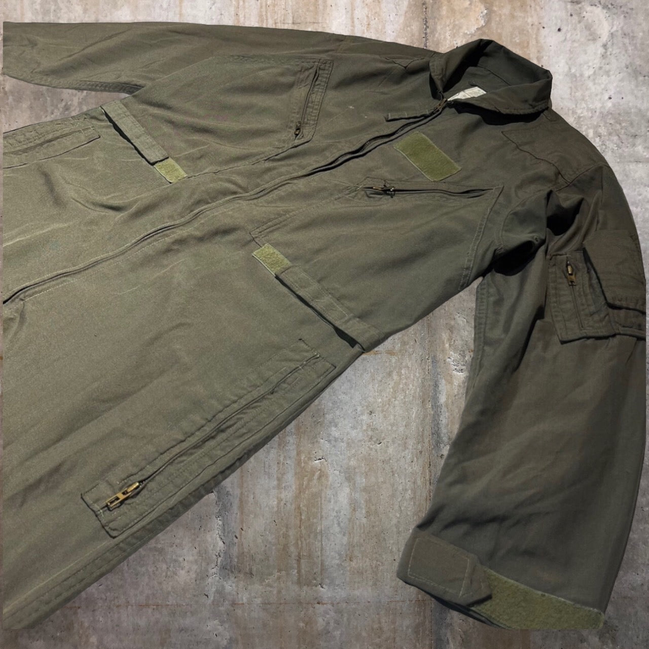 US AMRY(アメリカ軍) 93'sフライトスーツ DLA-100-93-C-0406 46(M程度) カーキ