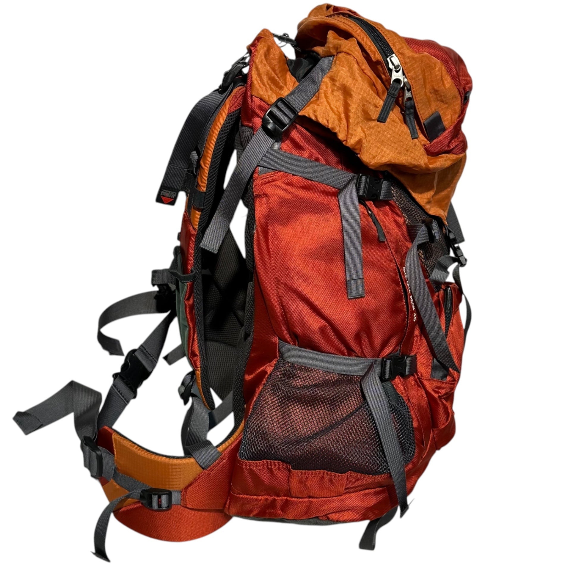mont-bell(モンベル) ZERO POINT CHA CHA PACK 45 チャチャパック 45 オレンジ×グレー 登山 アウトドア バックパック リュック バッグ
