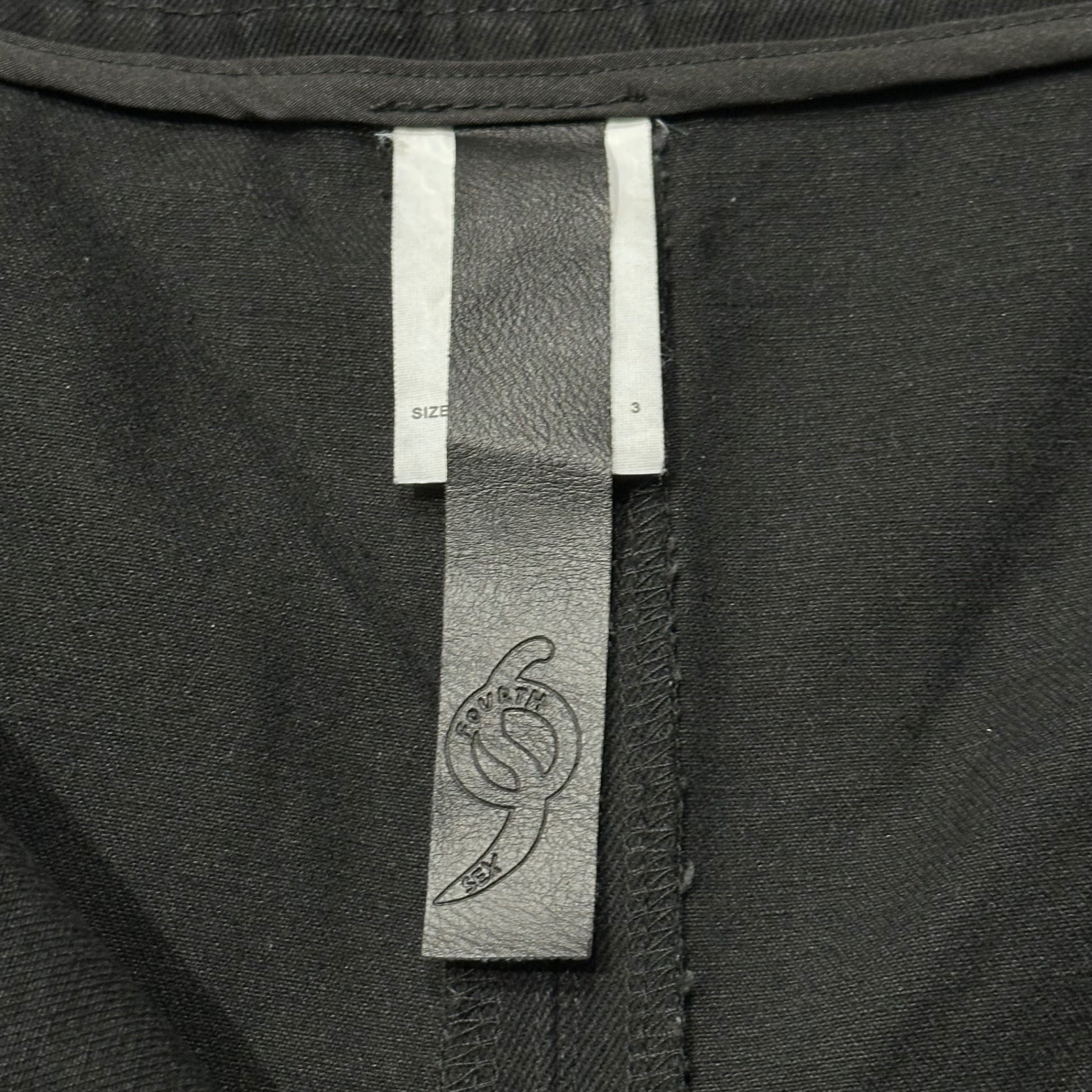 Fourth3ex(フォースセックス) opium detroit half denim pants オピウム デトロイト ハーフ デニム パンツ 2(M程度) ブラック バイカー ショーツ