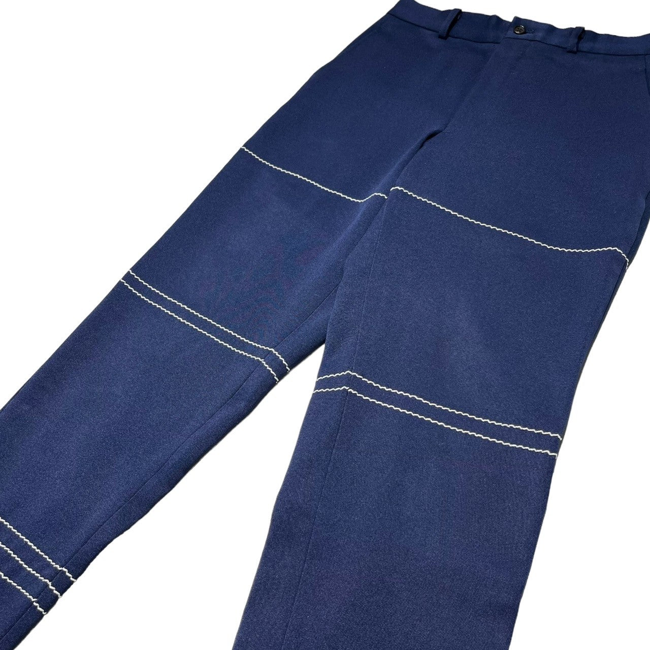 COMME des GARCONS HOMME PLUS(コムデギャルソンオムプリュス) 99AW Souvenir Kitsch stitch pants スーベニールキッチュ期 ステッチ パンツ PP-04003S S ネイビー AD1999 エルメス期 稀少品