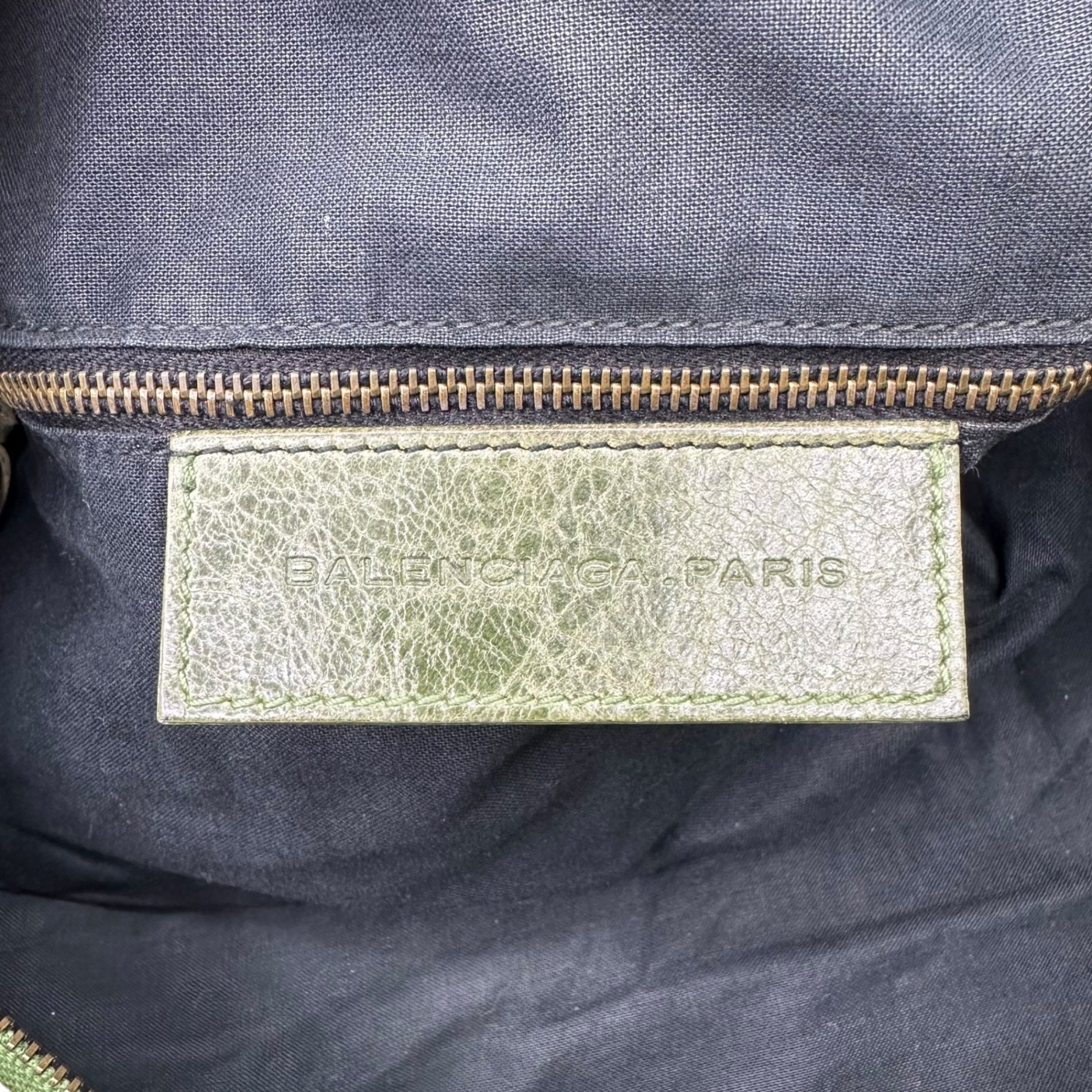 BALENCIAGA(バレンシアガ) 00's THE FIRST ザ ファースト 2WAY ショルダー バッグ 128528 502752 モスグリーン ショルダー レザー