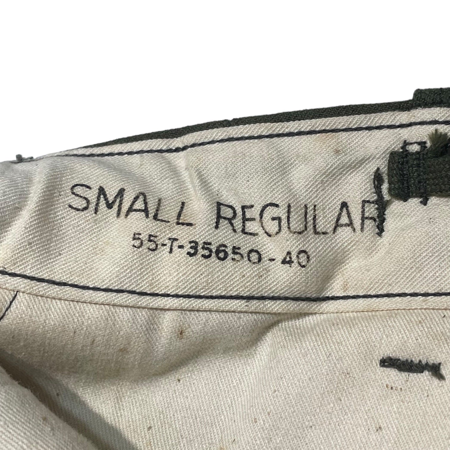 US ARMY(アメリカ軍) M-1951 wool trousers ミリタリー ウール パンツ 55-T-35650-40 SMALL REGULAR カーキ スラックス