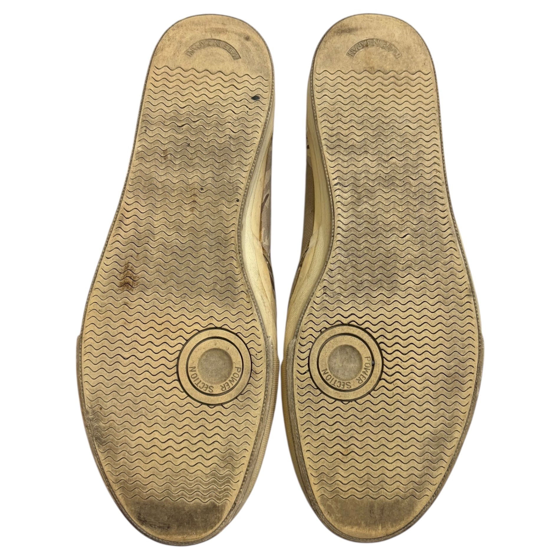 UNDERCOVER(アンダーカバー) Camouflage Checkered Flocked Slip-On カモフラ チェッカー フロッカー スリッポン 26.5cm ベージュ スニーカー