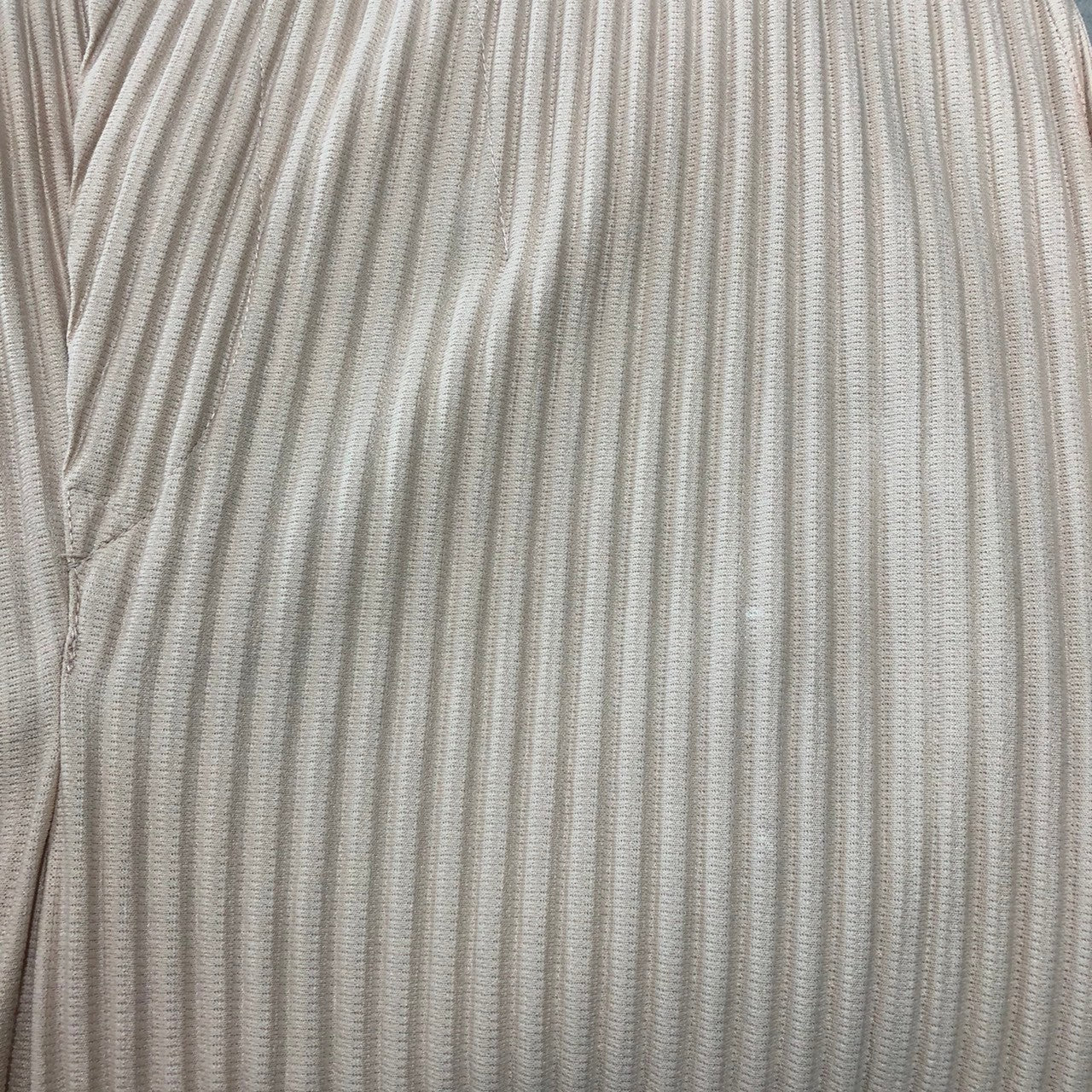 HOMME PLISSE ISSEY MIYAKE(オムプリッセイッセイミヤケ) center pleat slacks センタープリーツ 総プリーツスラックス HP21JF173 SIZE 3(L) ライトピンク