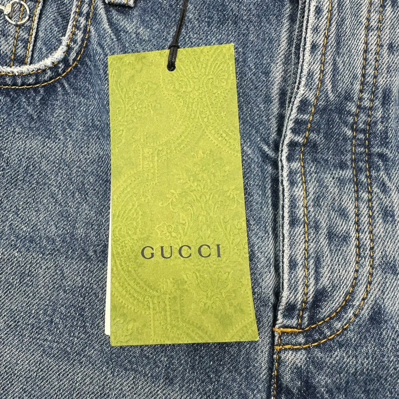 GUCCI(グッチ) 24SS Horsebit Denim Pants ホースビット デニム パンツ 760028 25(実寸78cm W30程度) ライトインディゴ ストレート