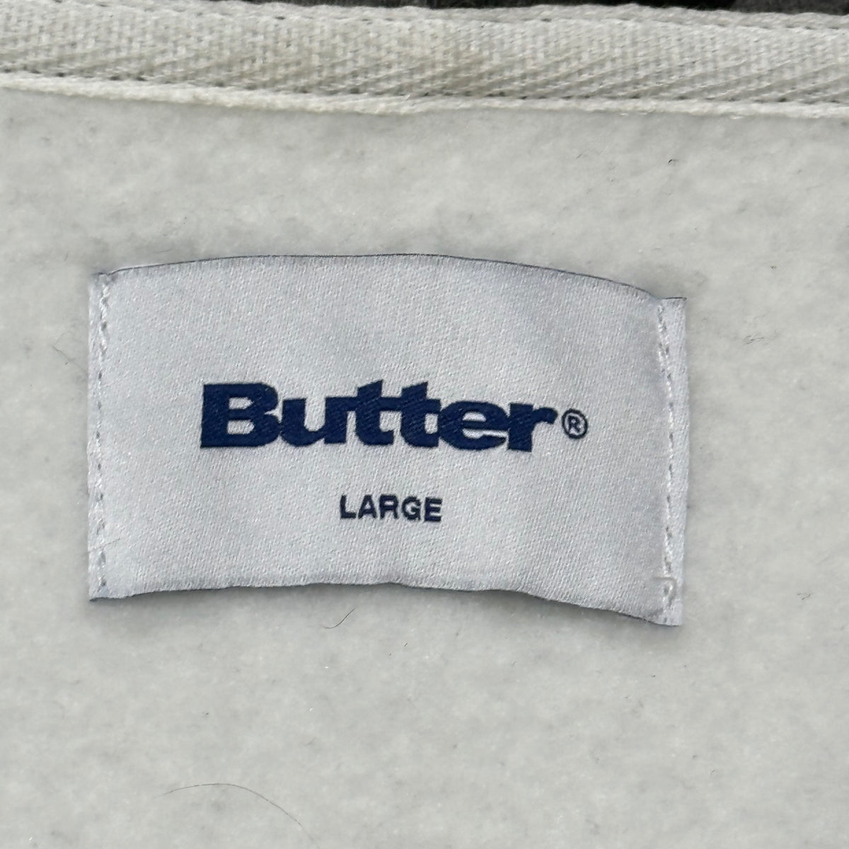 Butter Goods(バターグッズ) Frenzy Zip-Thru Hood - Grey Camo カモ ジップ パーカー L グレー
