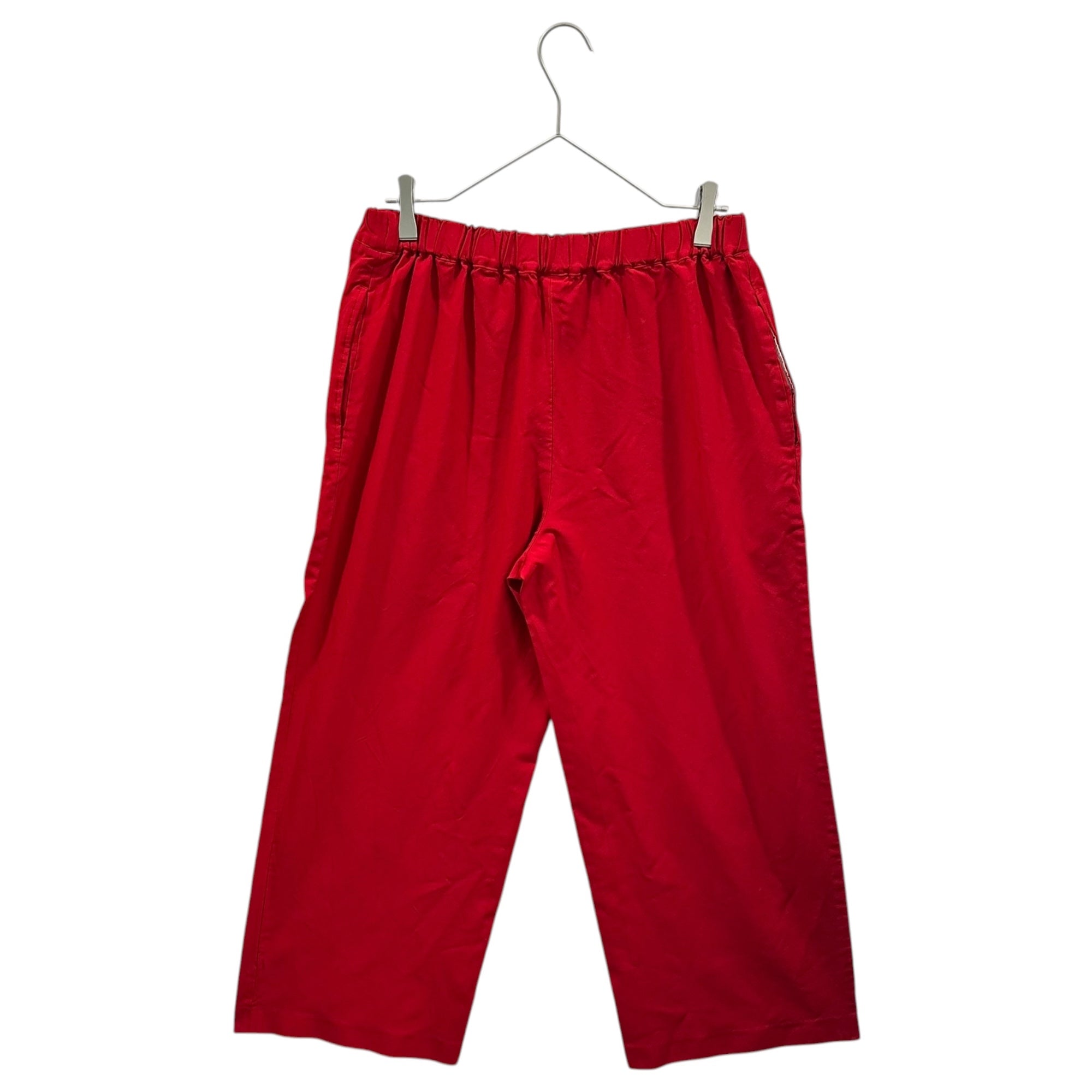 COMME des GARCONS COMME des GARCONS(コムデギャルソンコムデギャルソン) 2025AW Polyester Wide-Leg Straight Pants ポリエステル ワイド ストレート パンツ RP-P015 M レッド AD2025