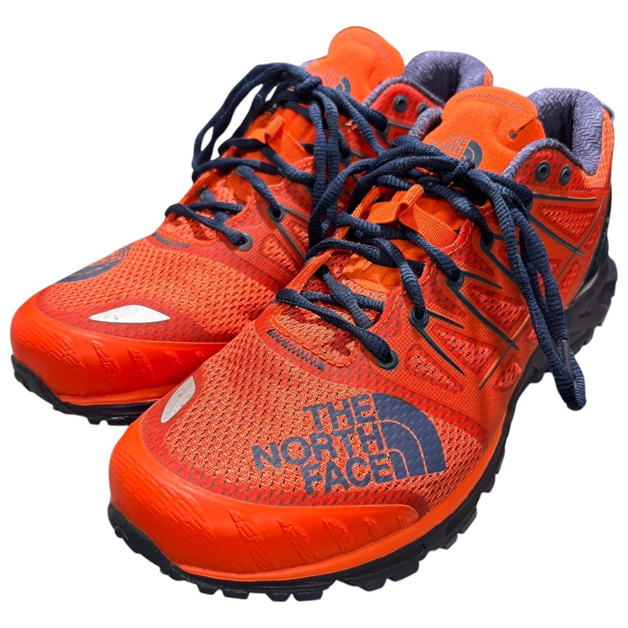 THE NORTH FACE(ノースフェイス) Ultra Endurance II ローカット スニーカー NF0A39IE 27cm オレンジ×ネイビー アウトドア シューズ