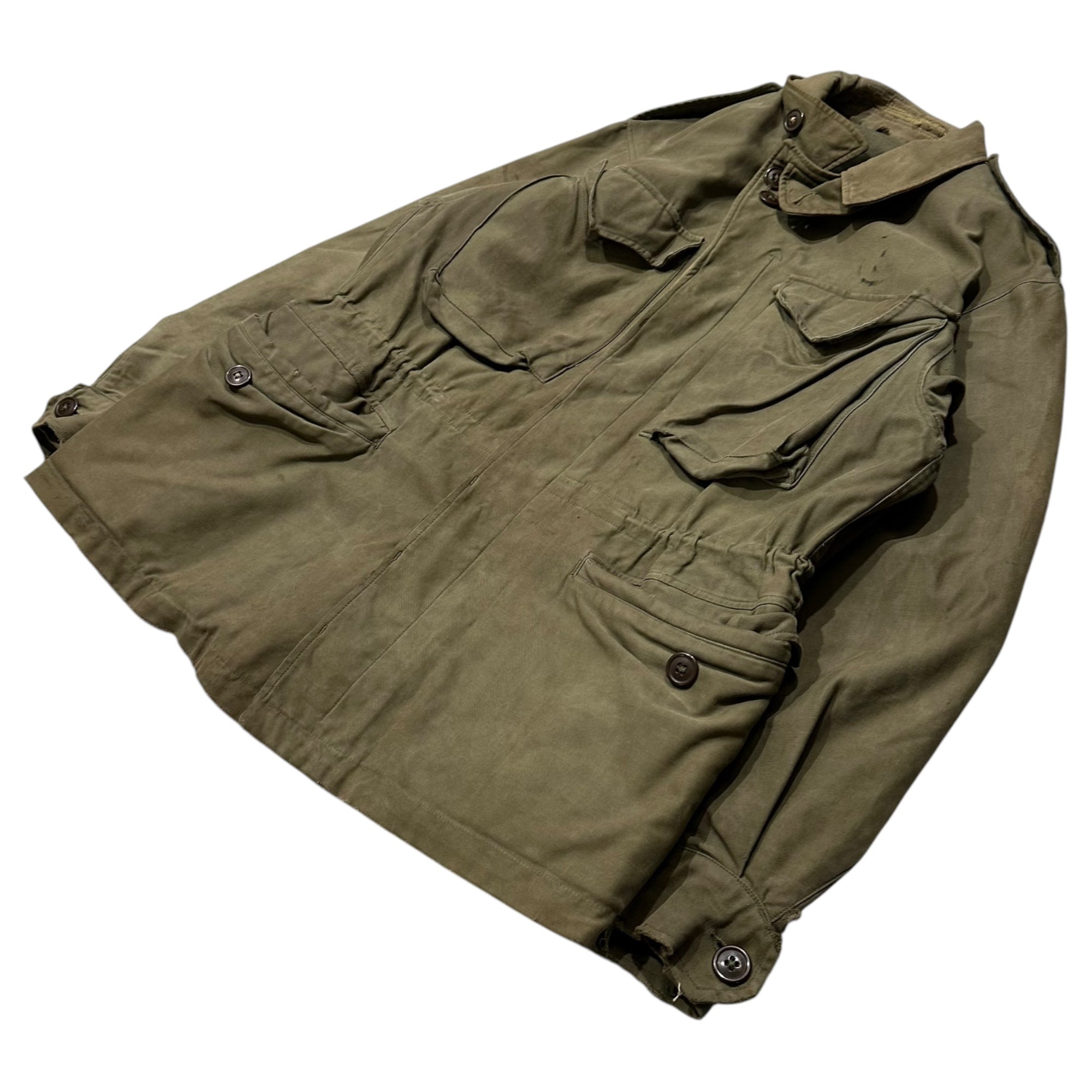 US ARMY(アメリカ軍) M-1943 Field Jacket フィールド ジャケット 38R(ML程度) オリーブ 40's 40年代 M43 ミリタリー 370-E ヴィンテージ