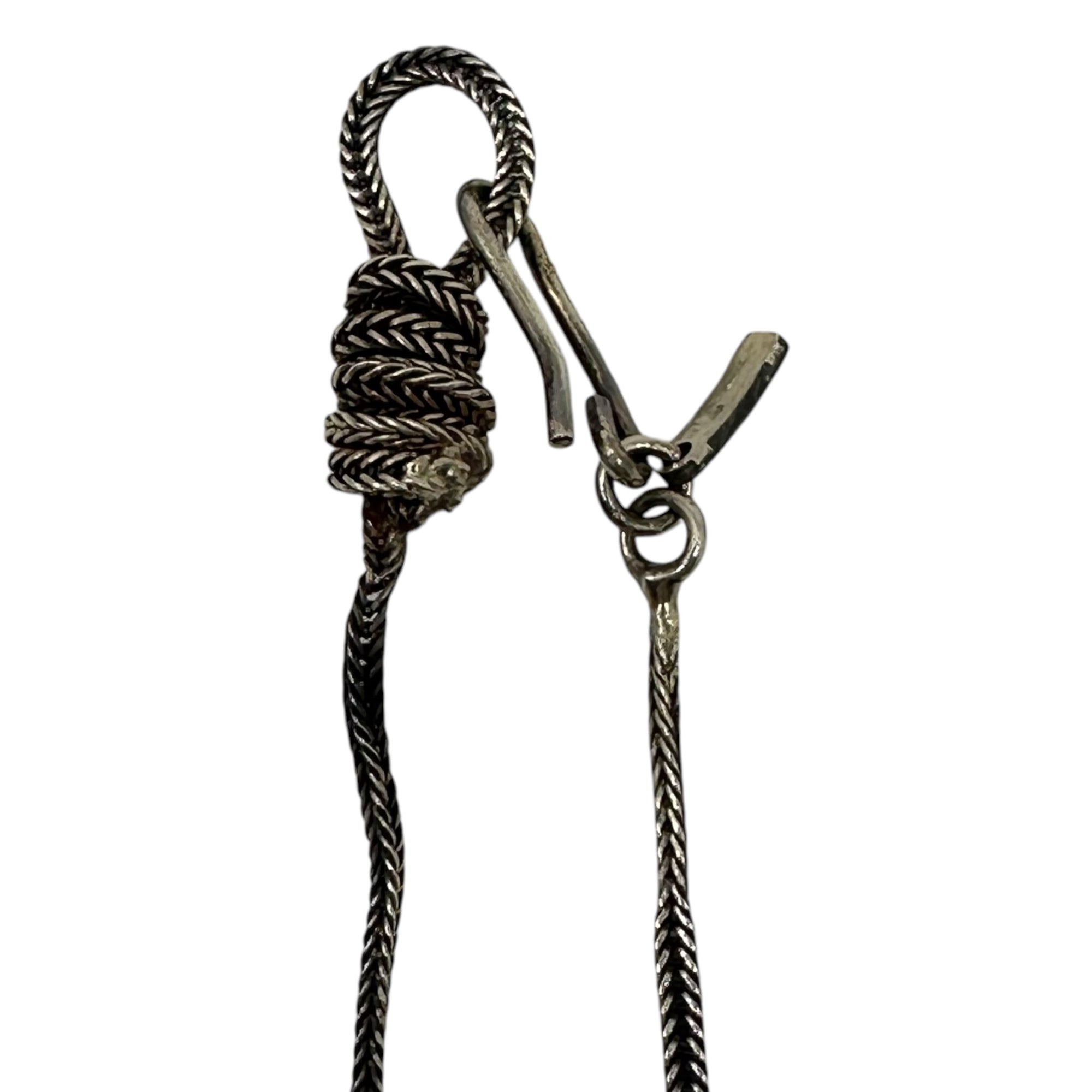 Emanuele Bicocchi(エマヌエーレビコッキ) 925 silver skull top chain necklace シルバー スカル トップ ネックレス シルバー