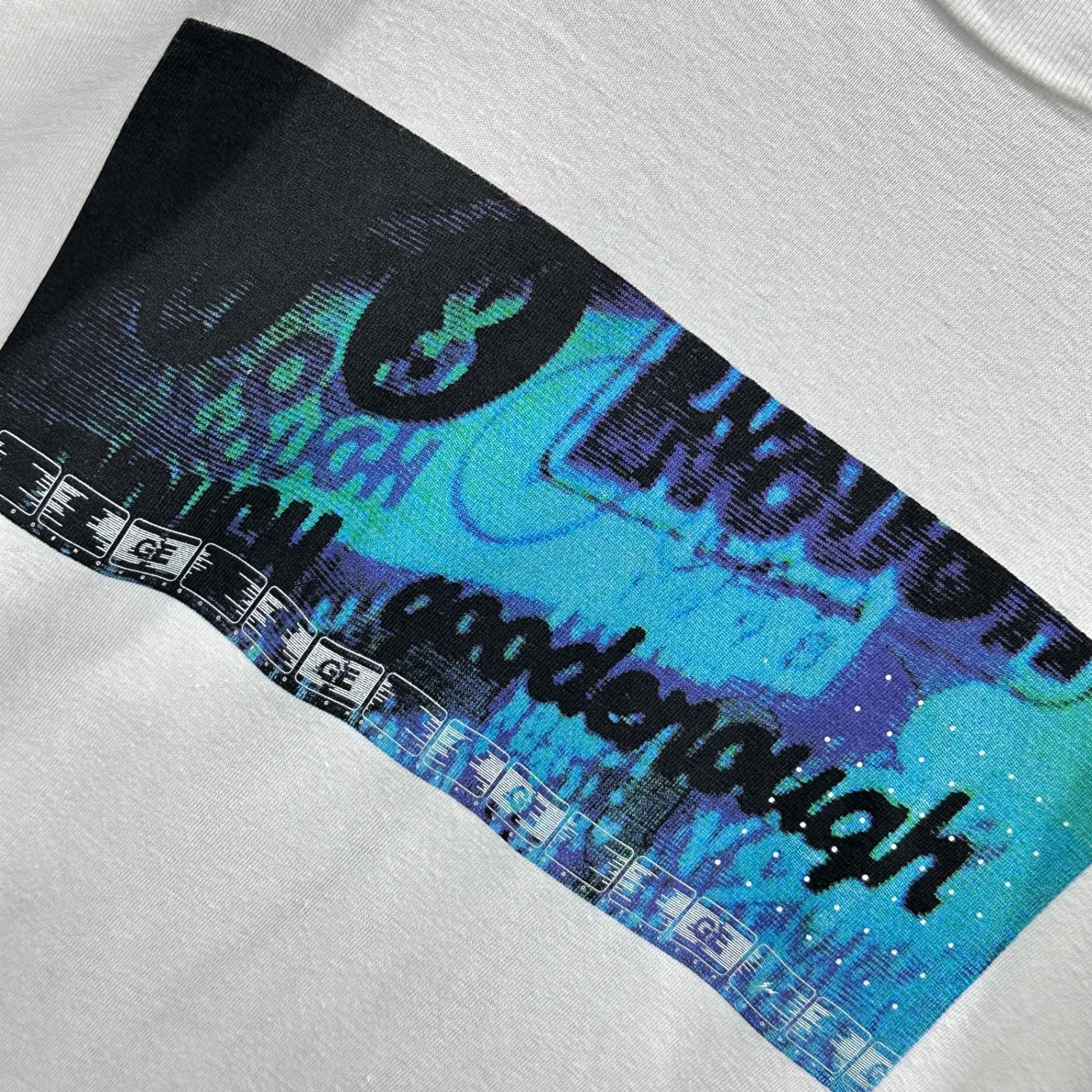 GOODENOUGH×ON SUNDAYS(グッドイナフオン・サンデーズ) 2003 Cotton base Graphic Tee グラフィック Tシャツ L ホワイト 00's フラグメント