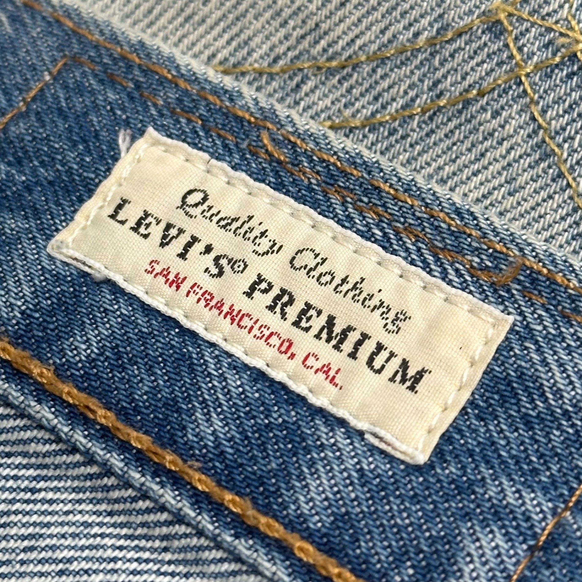 Levis PReMIUM(リーバイスプレミアム) Loose Straight Denim Pants ルーズ ストレート デニム パンツ 33 ライトインディゴ