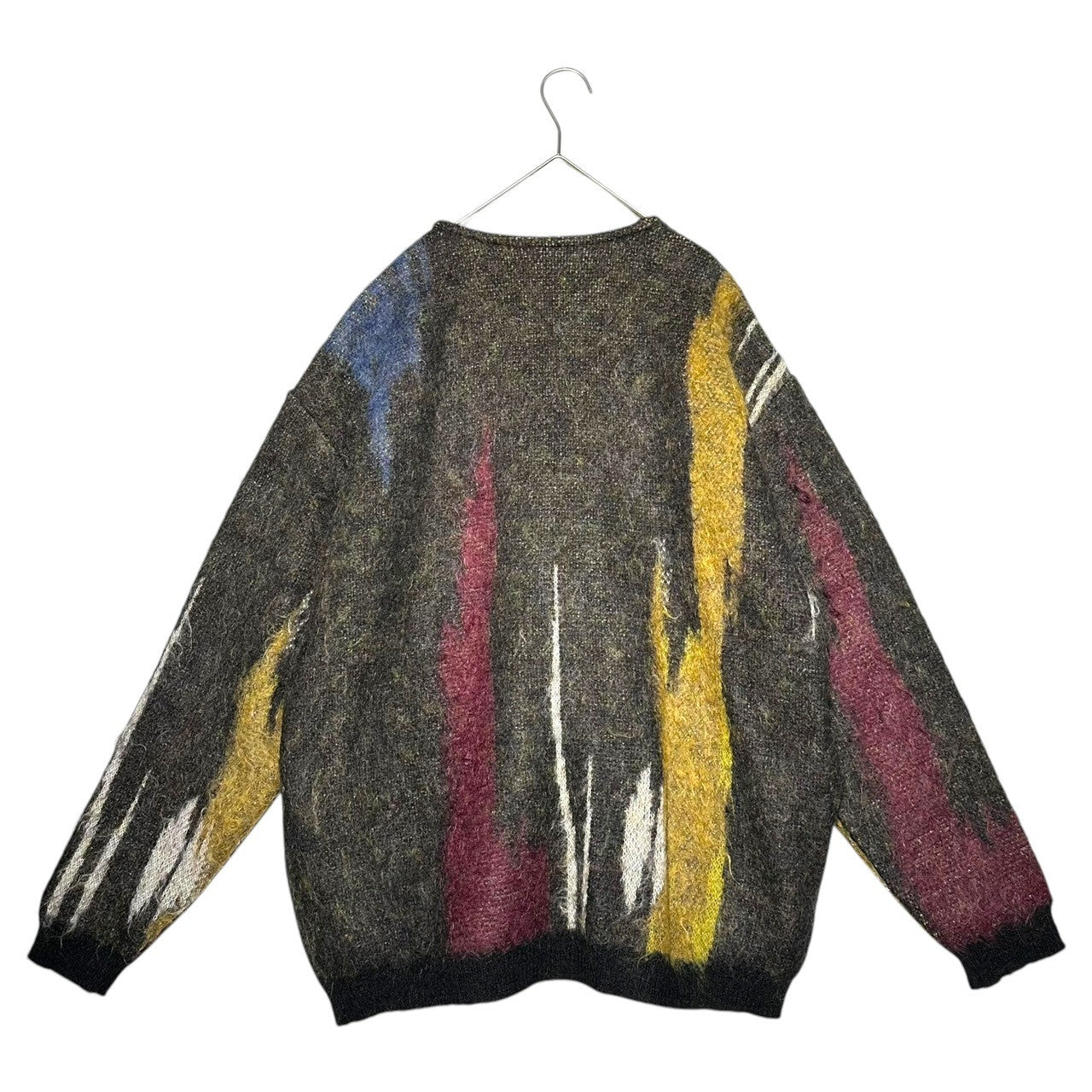 YOKE(ヨーク) 22AW STILL JACQUARD CARDIGAN スティル ジャカード カーディガン YK22AW0414S 2 ブラック モヘア
