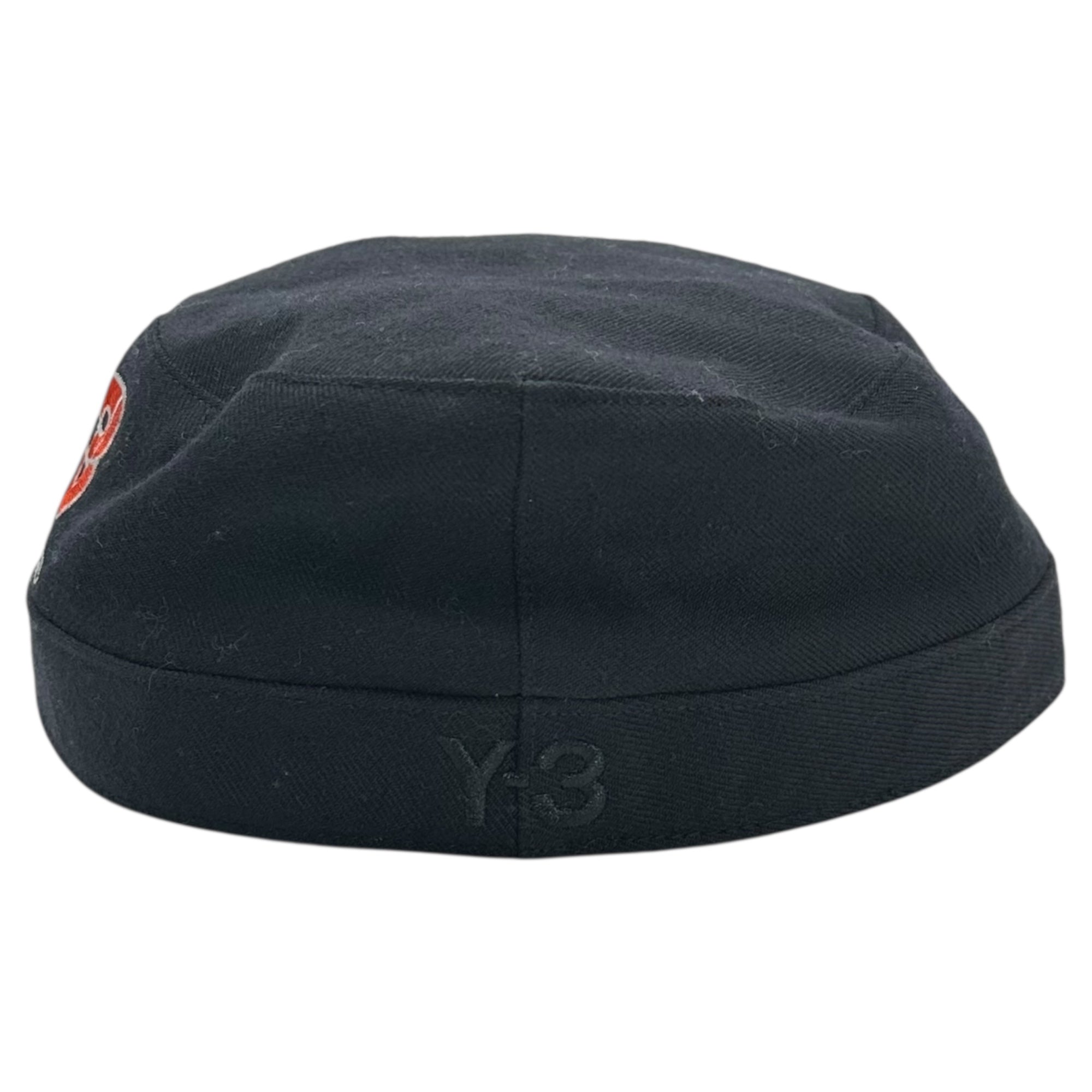 Y-3(ワイスリー) Side Logo Work Cap サイドロゴ ワークキャップ TIG001 L ブラック×オレンジ