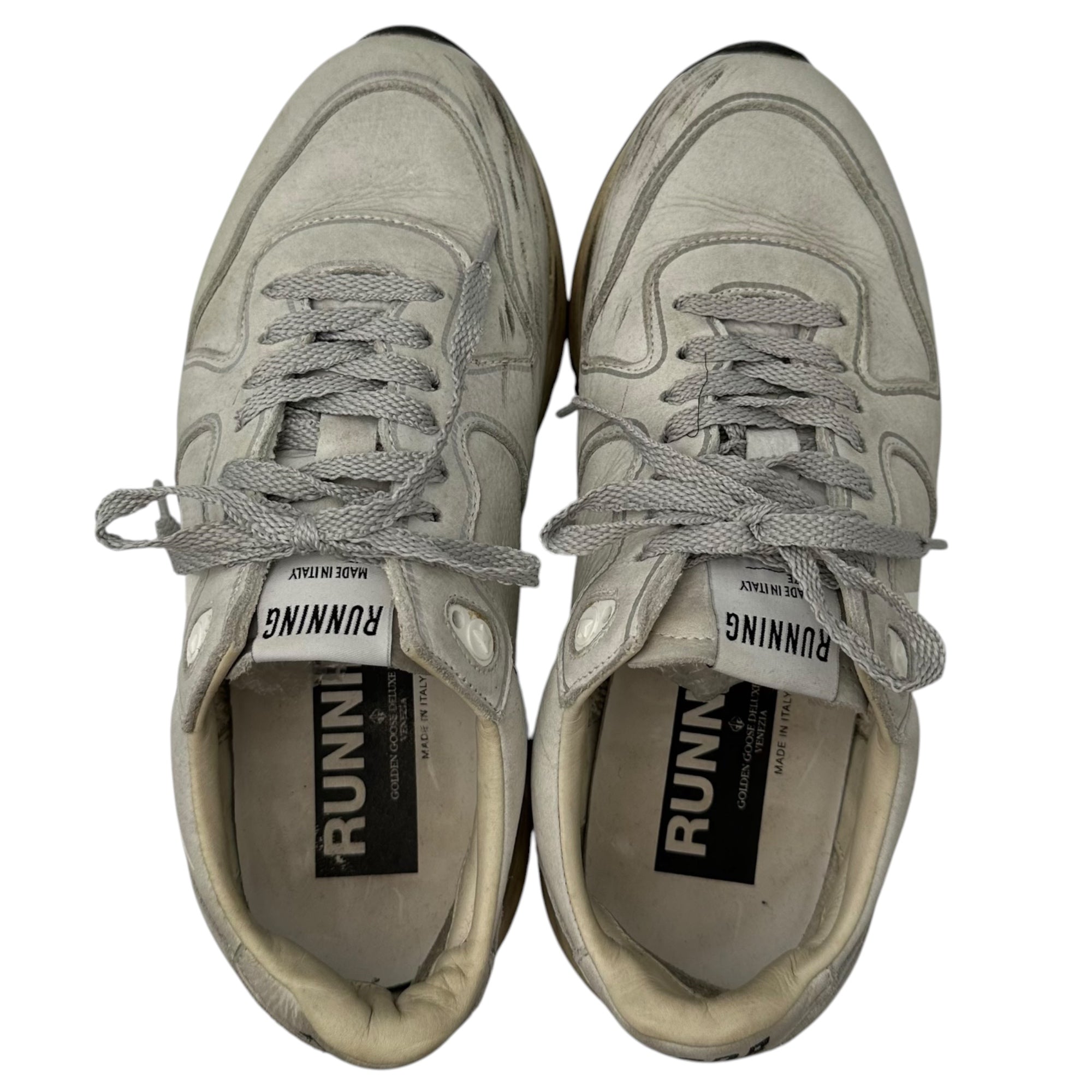 GOLDEN GOOSE(ゴールデングース) Running Sole ユーズド 加工 ランニング ローカット スニーカー 37(24cm程度) ライトグレー