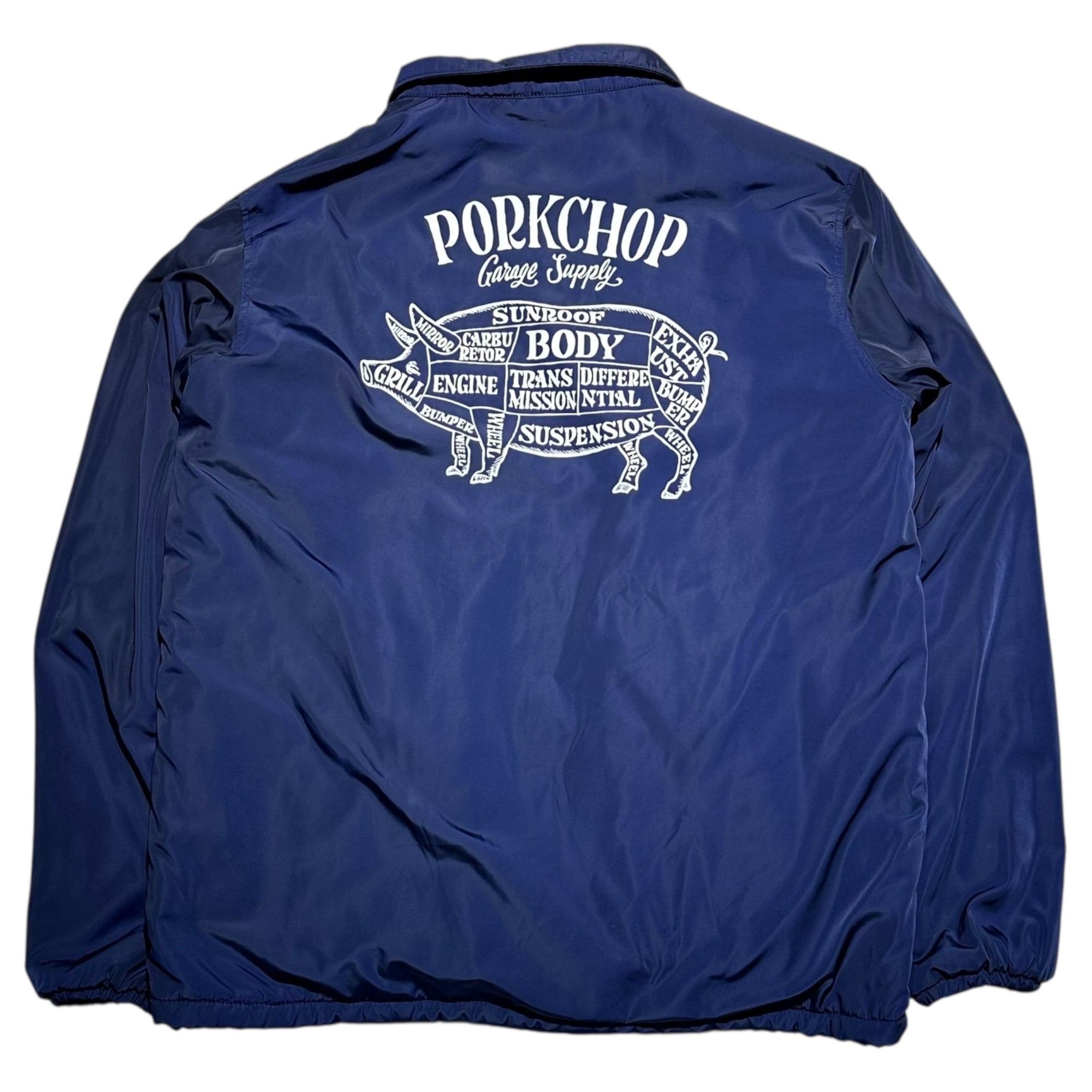 PORKCHOP GARAGE SUPPLY(ポークチョップ ガレージ サプライ) ORIGINAL BOA COACH JACKET オリジナル ボア コーチ ジャケット L ネイビー
