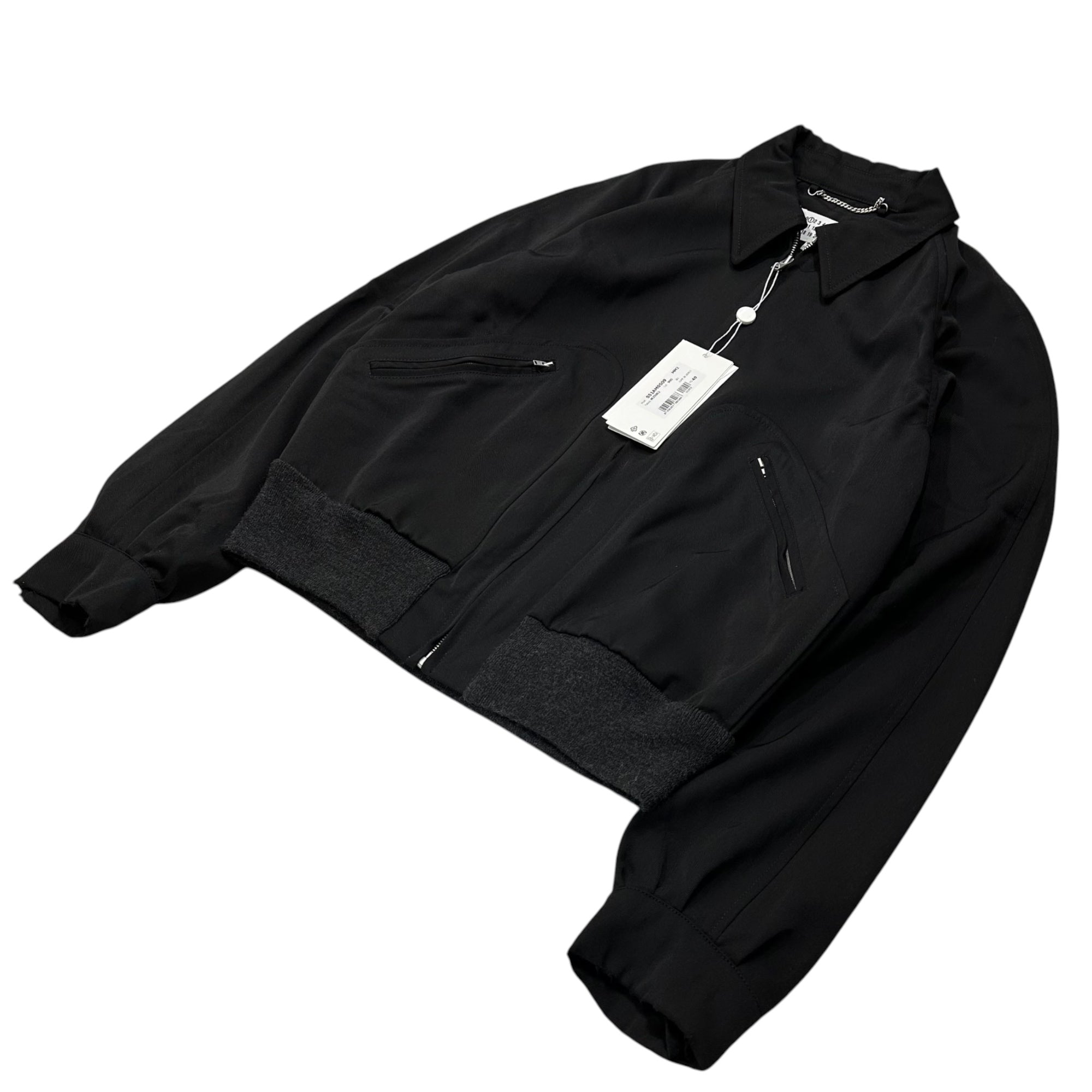 MAISON MARGIELA(メゾンマルジェラ) 26SS Wool Bomber Jacket ウール ボンバー ジャケット S51AM0509 40 ブラック ブルゾン