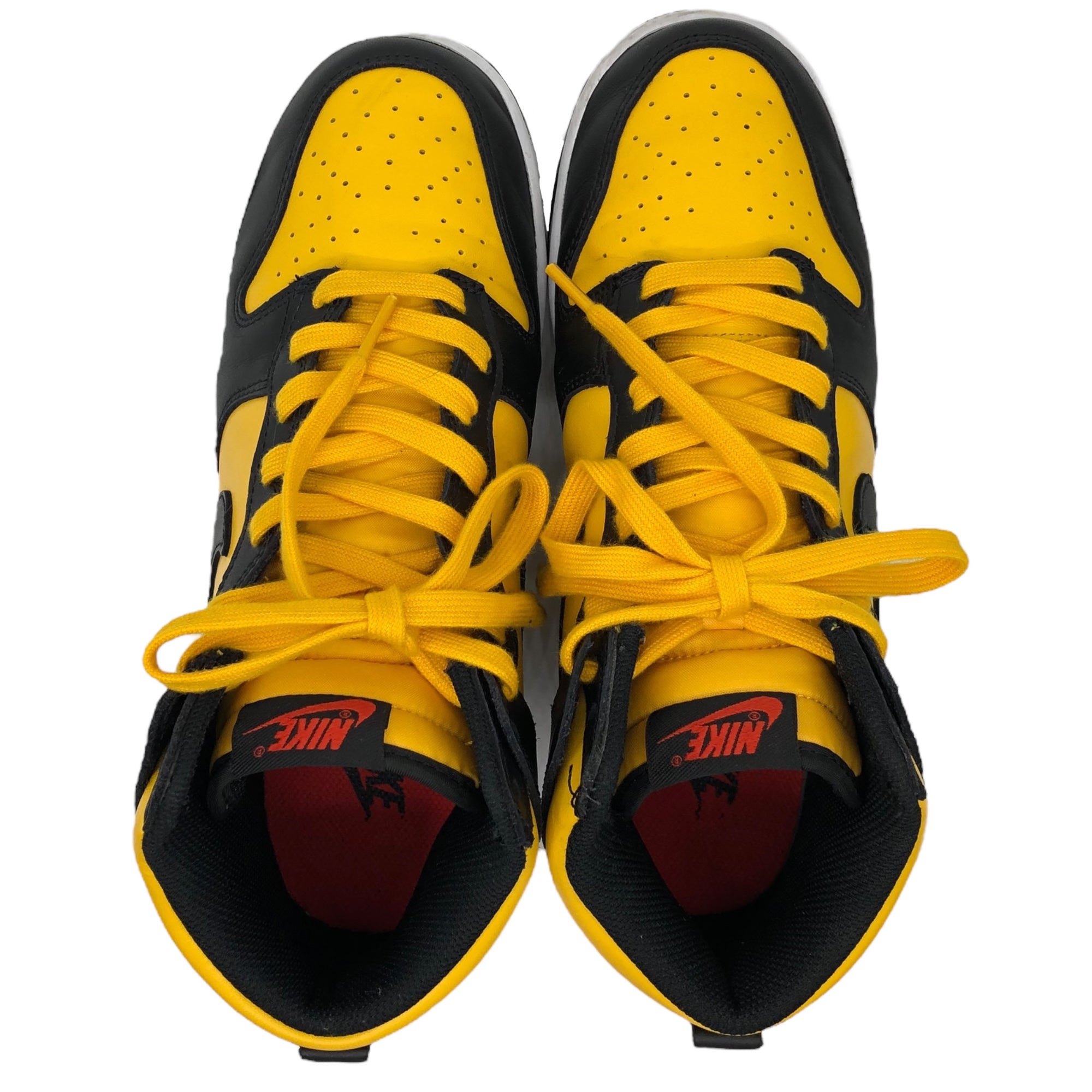 NIKE(ナイキ) Dunk High "University Gold and Black" ダンク ハイ DD1399-700 25.5cm ユニバーシティゴールド/ホワイト/ハバネロレッド/ブラック ハイカット スニーカー