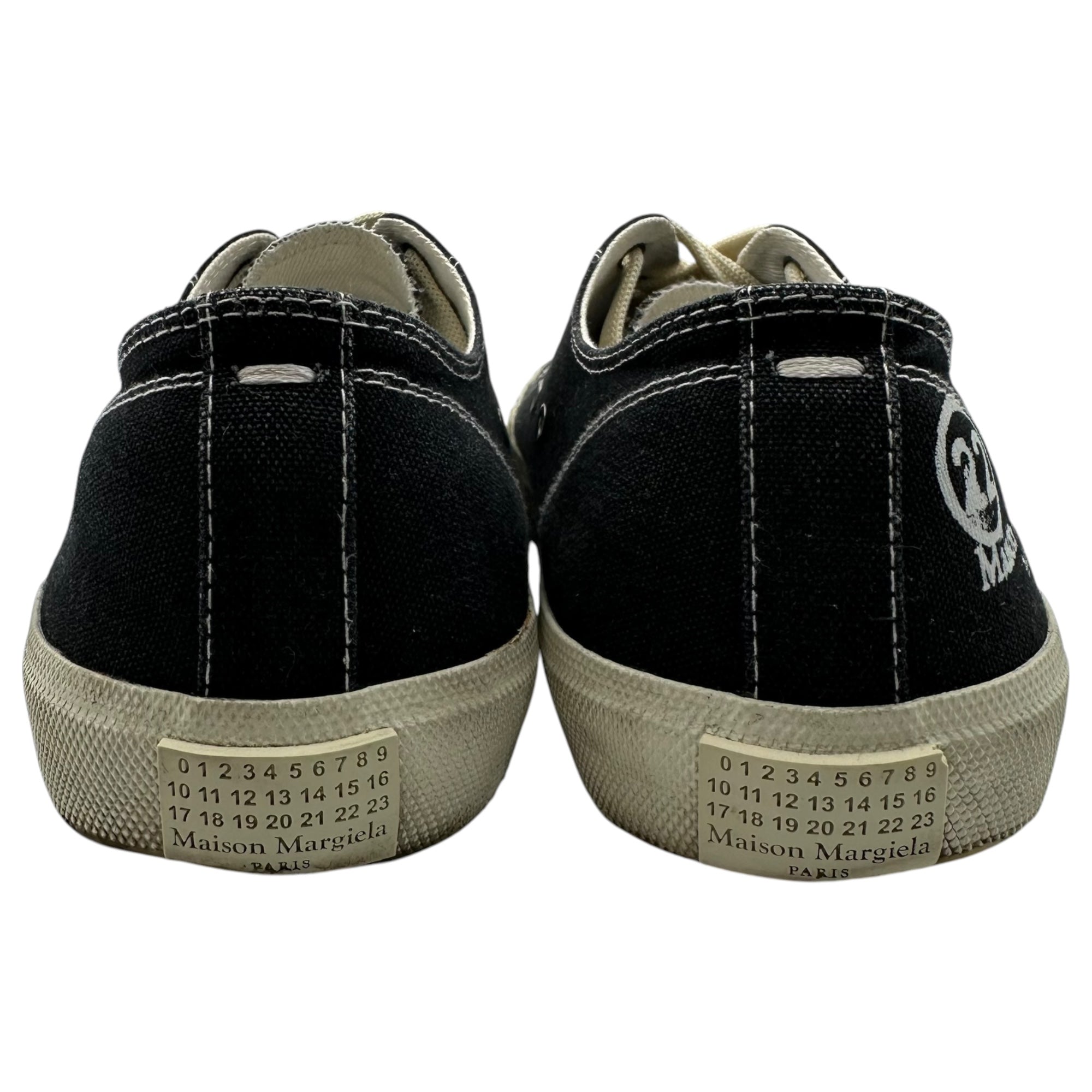 MAISON MARGIELA(メゾンマルジェラ) TABI CANVAS SNEAKER 足袋 キャンバス スニーカー 40(25cm~25.5cm程度) ブラック タビ