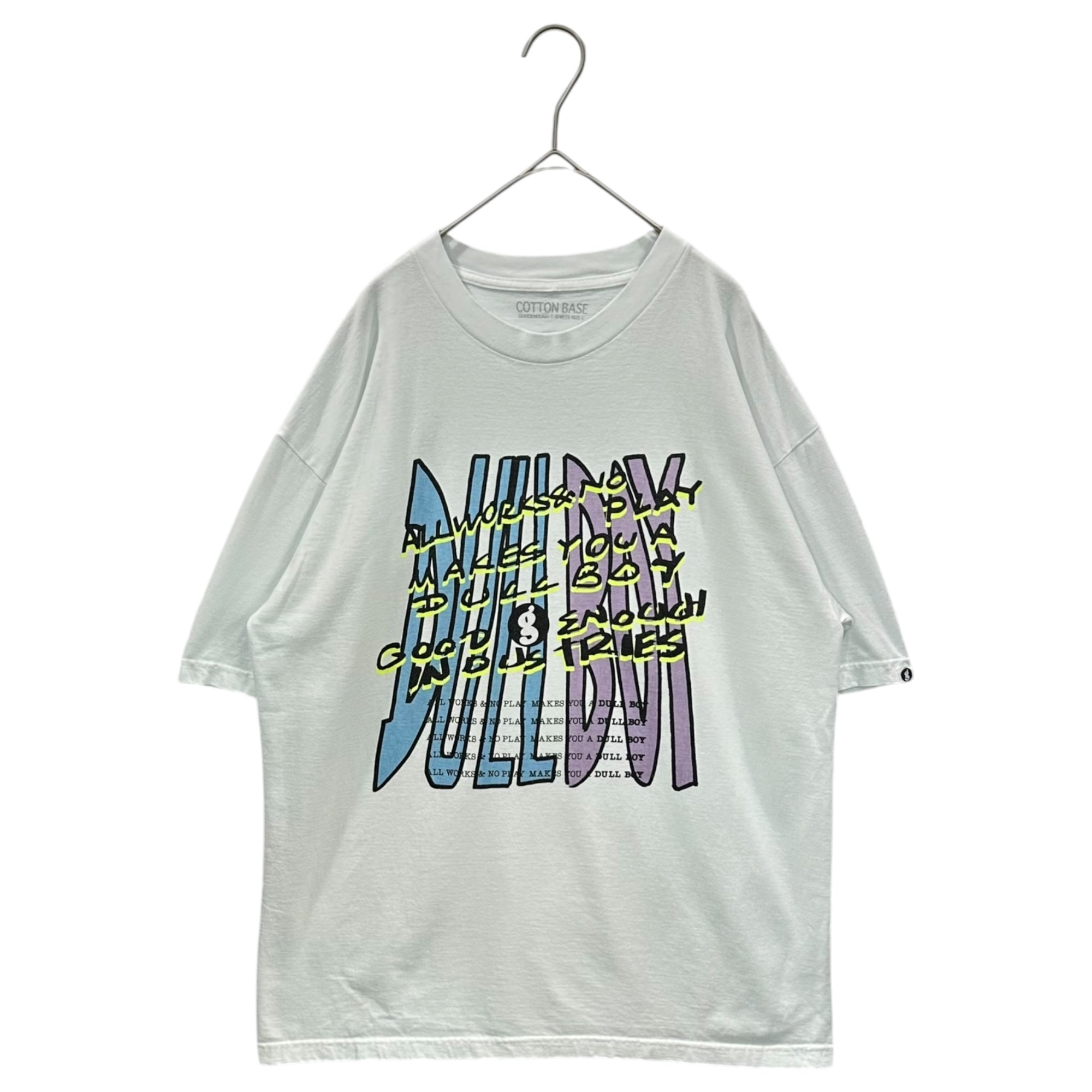 GOODENOUGH(グッドイナフ) 2007's cotton base DULL BOY TEE S/S T-shirt半袖 Tシャツ L ホワイト×マルチカラー