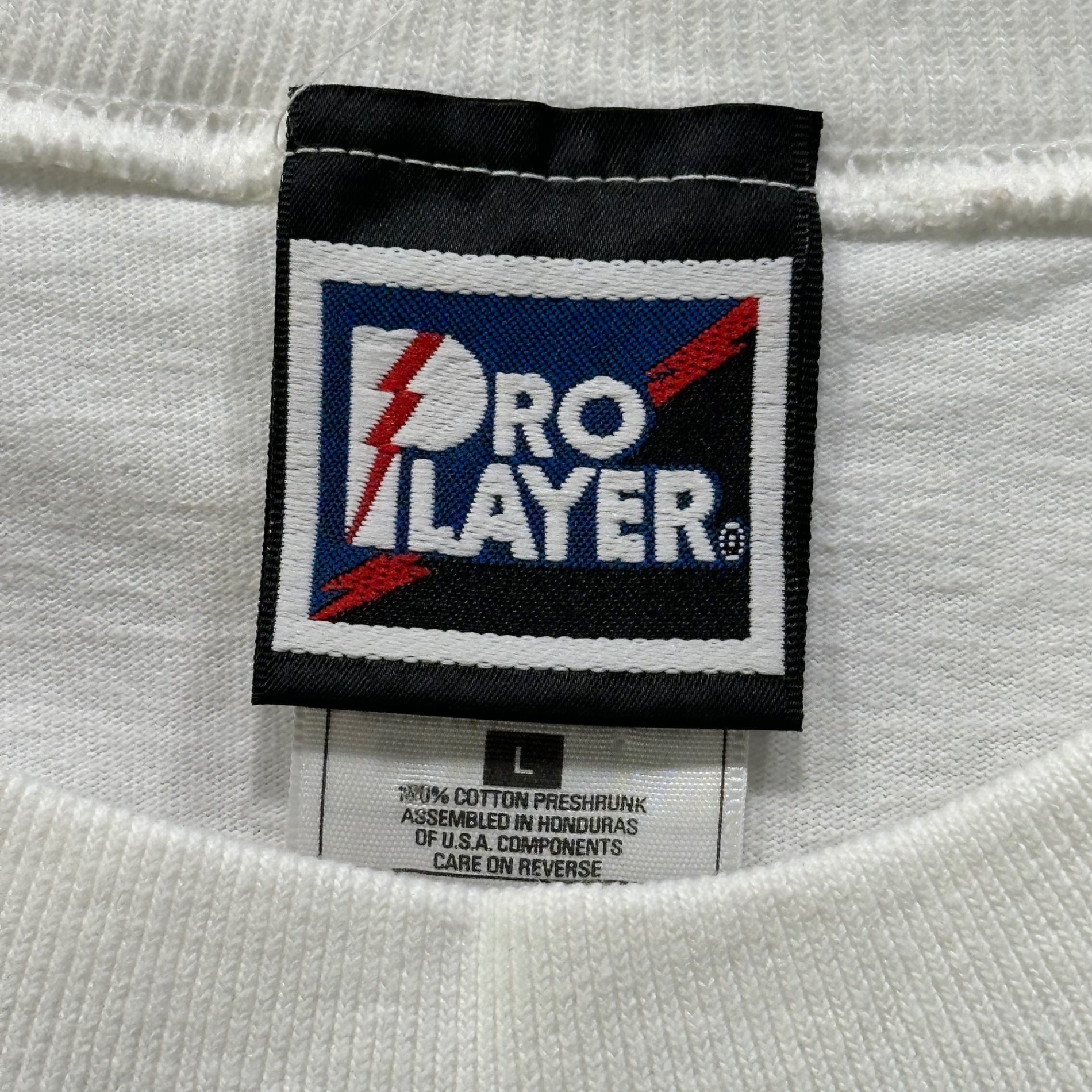 VINTAGE(ヴィンテージ) 1999 SUPER BOWL T-SHIRT 99年 スーパーボール Tシャツ L ホワイト×マルチカラー NFL