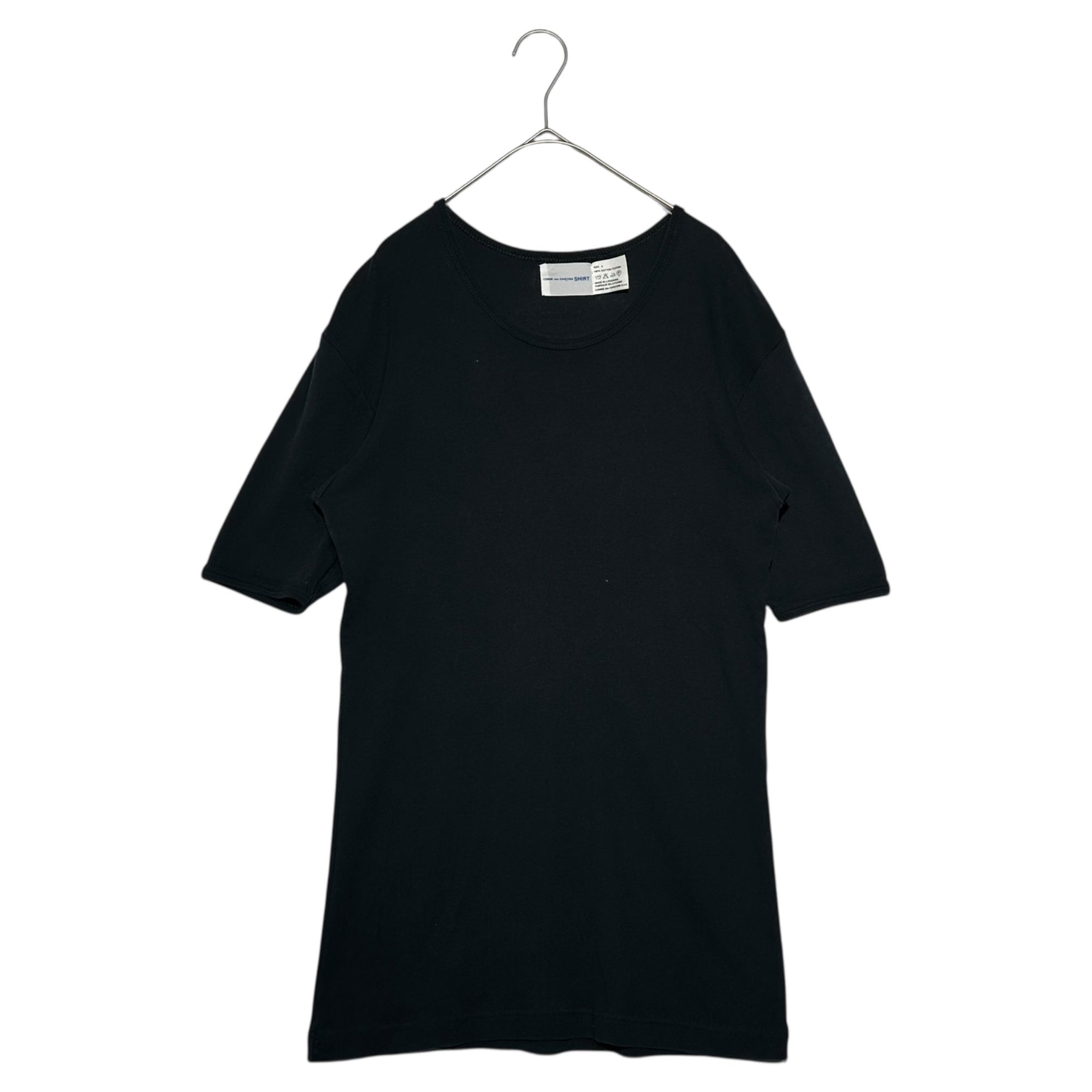COMME des GARCONS SHIRT(コムデギャルソンシャツ) Basic Crew Neck T-Shirt ベーシック クルーネック Tシャツ S ブラック