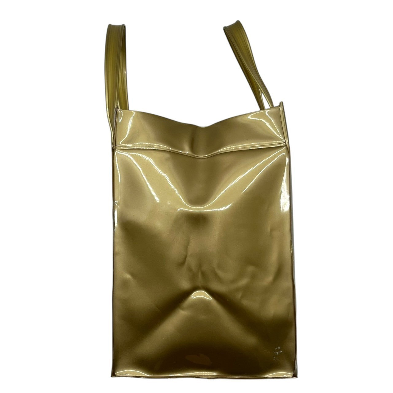 COMME des GARCONS(コムデギャルソン) 00’s "merry lovers" PVC BAG トート バッグ ゴールド×レッド 2004年