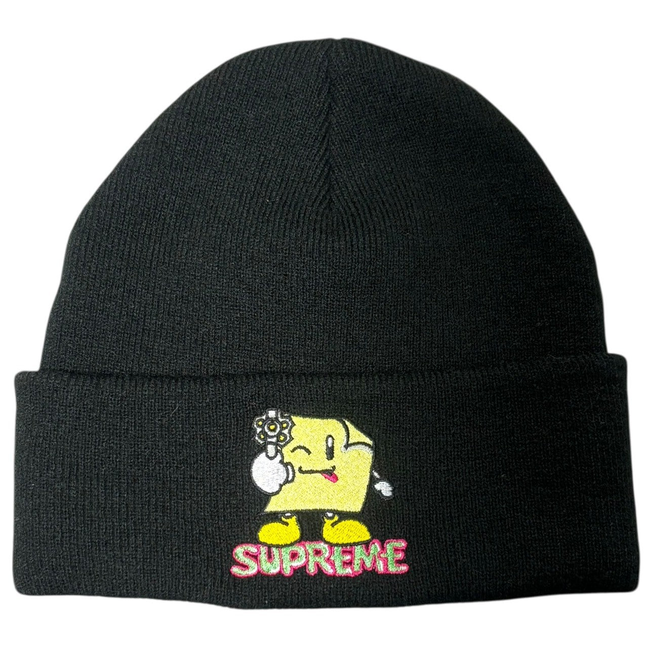 SUPREME(シュプリーム) 22SS Sticky Note Beanie スティッキー ノート ビーニー ブラック ニット帽