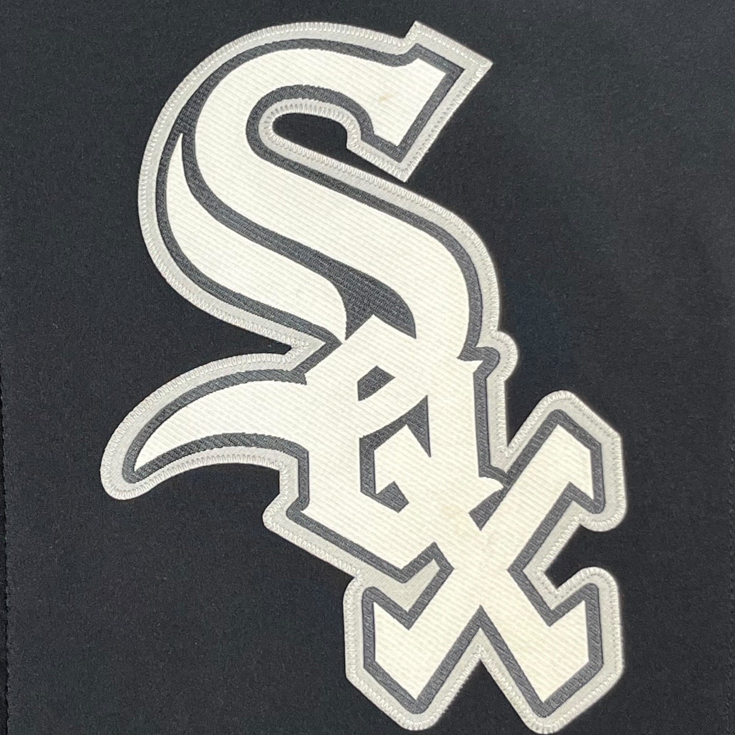 MAJESTIC(マジェスティック) ”Chicago White Sox” team blouson チーム ブルゾン L ブラック トラック フリース ジャケット ジップ