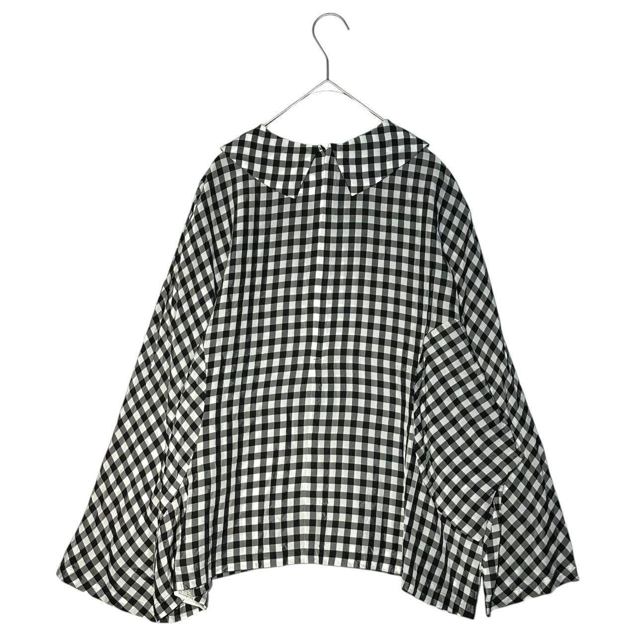 COMME des GARCONS COMME des GARCONS(コムデギャルソンコムデギャルソン) 13AW Dolman Sleeve Check Pullover Blouse ドルマンスリーブ チェック プルオーバー ブラウス RL-B006 S ブラック×ホワイト AD2013