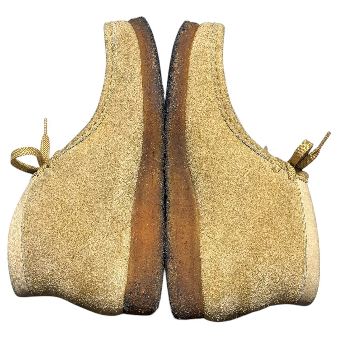 clarks(クラークス) Wallabee ワラビー 500691 US 7 1/2(約25.5cm) ベージュ モカシン シューズ スウェード