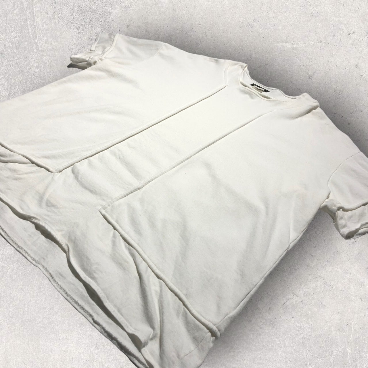 COMME des GARCONS HOMME PLUS(コムデギャルソンオムプリュス) 17SSレイヤードS/Sカットソー PS-T010 M ホワイト AD2016