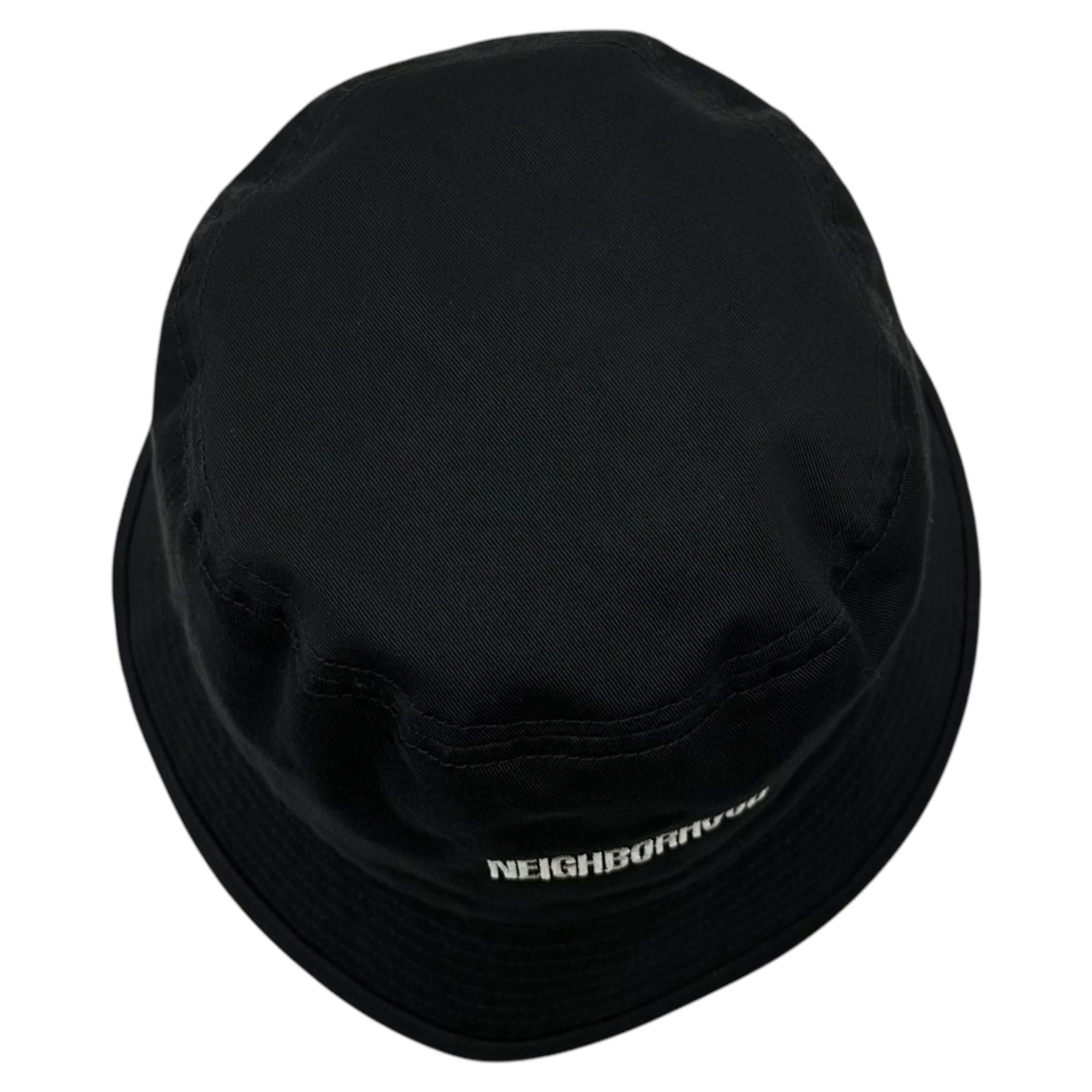 NEIGHBORHOOD(ネイバーフッド) 24AW LOGO BUCKET HAT ロゴ バケット ハット 帽子 242HCNH-HT01 ブラック