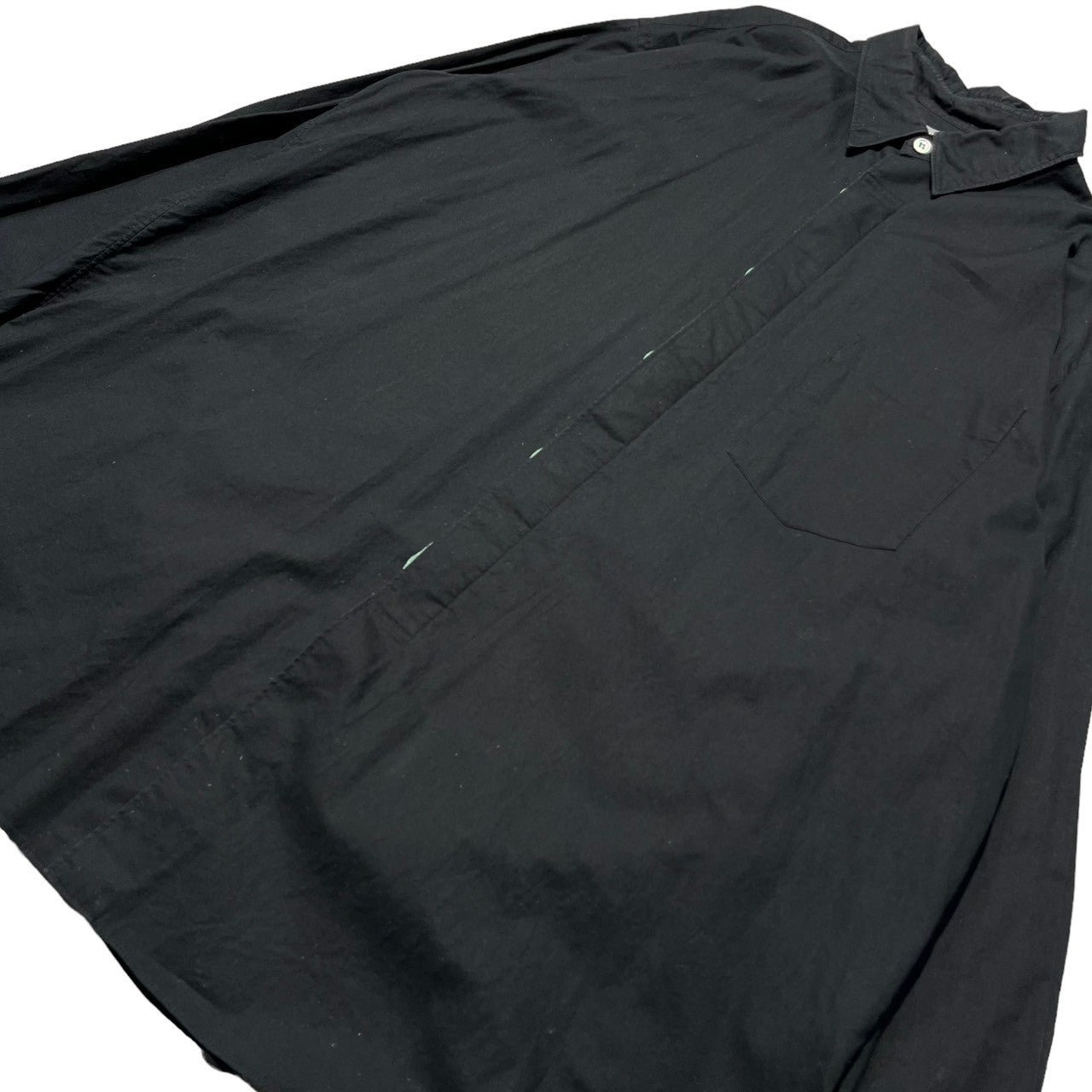 COMME des GARCONS HOMME(コムデギャルソンオム) 90'sベロアテープL/Sシャツ HB-100180 表記なし(L程度) ブラック AD1997 田中オム