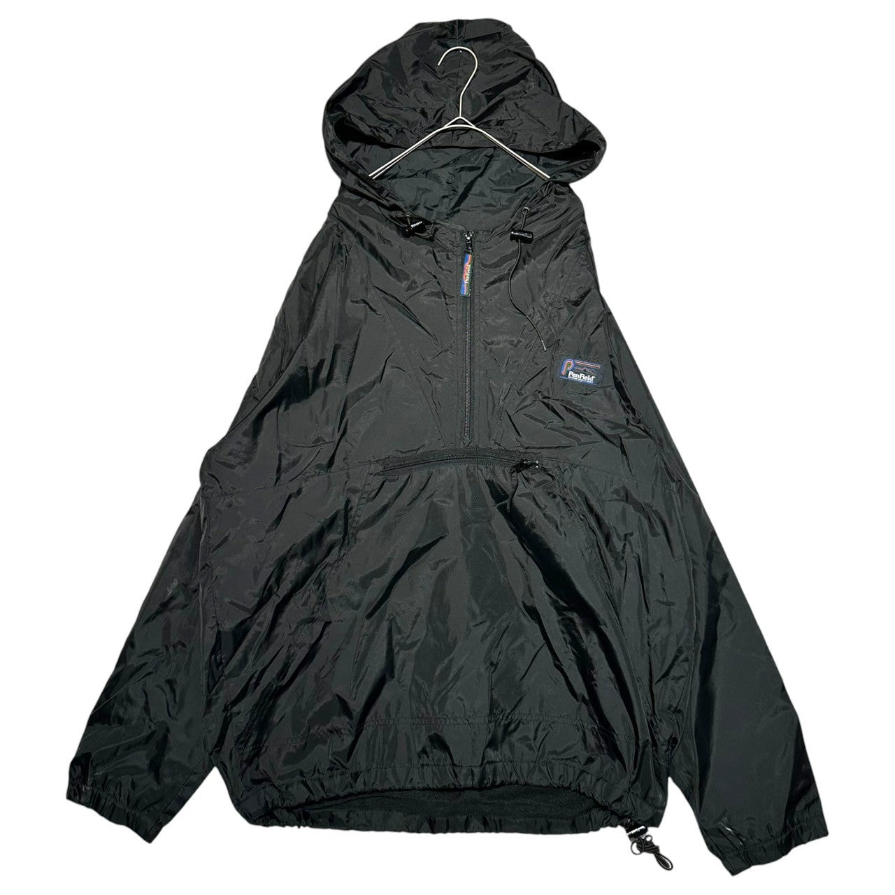 Penfield(ペンフィールド) nylon anorak hoodie ナイロン アノラック パーカー マウンテンパーカー ジャケット M ブラック