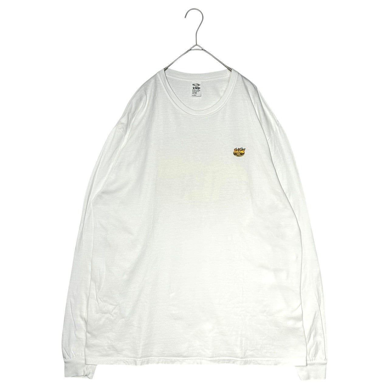 CHALLENGER(チャレンジャー) L/S FIREBALL TEE ロング スリーブ ファイヤーボールTシャツ BAA CLG-TS 021-053 XL ホワイト