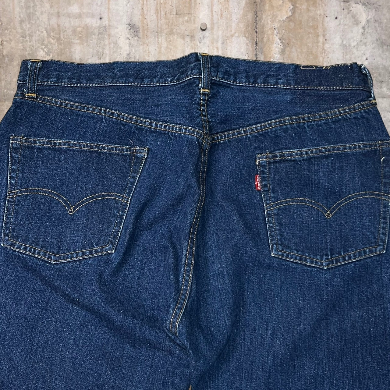 Levi's(リーバイス) 70's 66前期501 vintage denim pants/ヴィンテージデニムパンツ/ストレート 表記無し(W37程度) インディゴ/濃紺 70年代 70s スモールe 赤耳