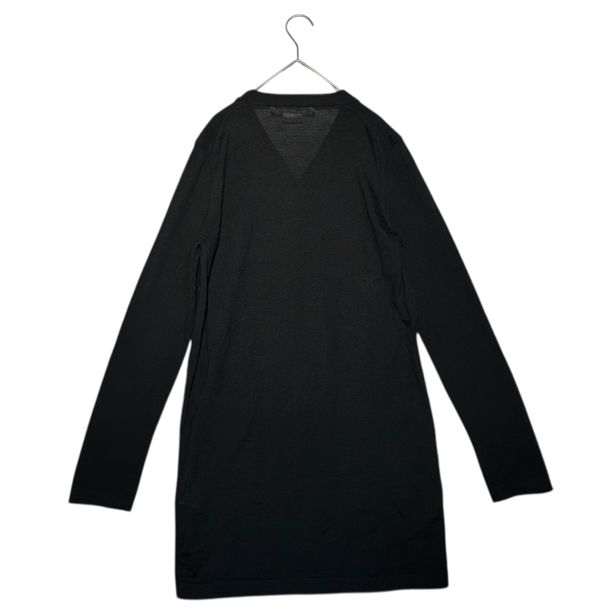COMME des GARCONS COMME des GARCONS(コムデギャルソンコムデギャルソン) 20SS Double-Layered Cardigan ダブル レイヤード カーディガン RE-N003 M ブラック AD2019