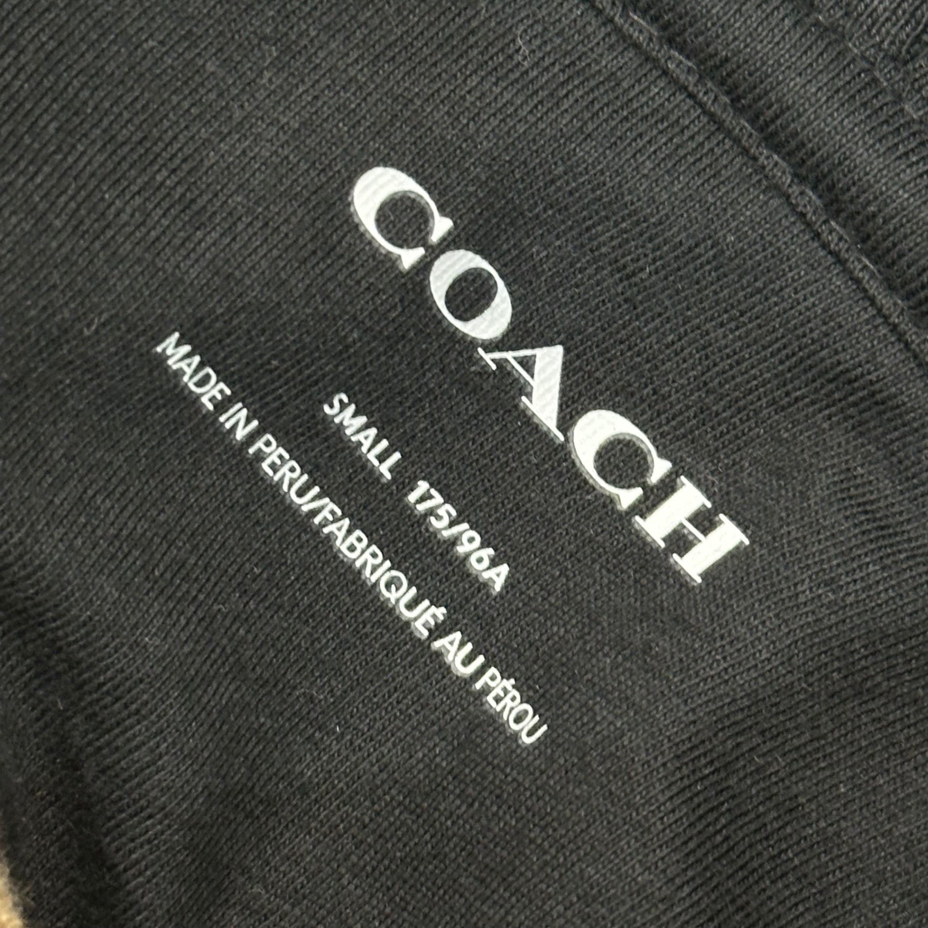 COACH(コーチ) Signature Hoodie シグネチャー フーディー CO826 S ブラック×ベージュ