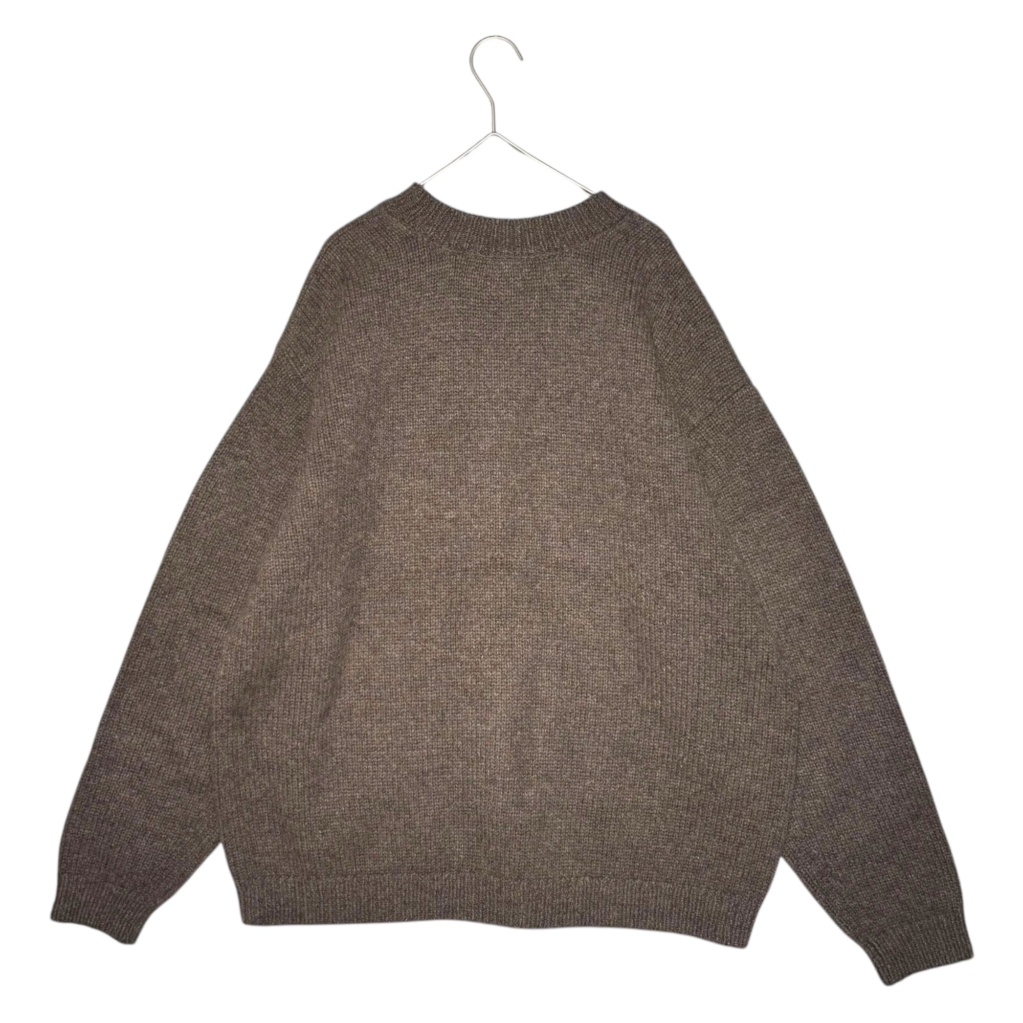 Steven Alan(スティーブンアラン) ハミルトンラムズウール LOOSEモックネック ニット 8113-104-0367 3(L程度) ブラウン