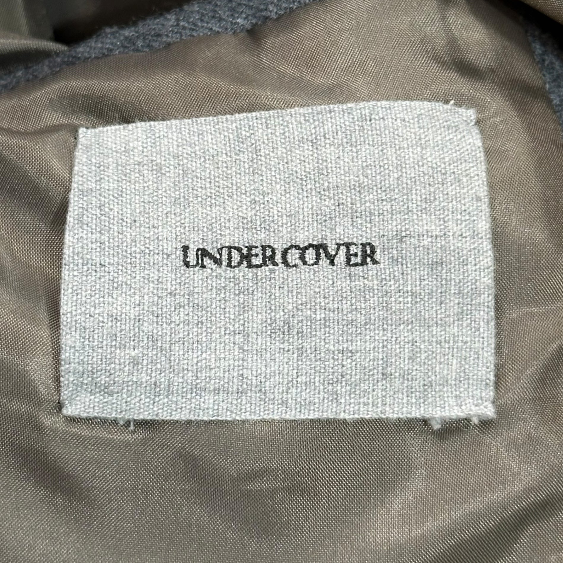 UNDERCOVER(アンダーカバー) 16AW Store exclusive frizzy long jacket chester coat 店舗限定 縮絨 ロング ジャケット チェスター コート UCR9301 2(M程度) グレー×キャメル